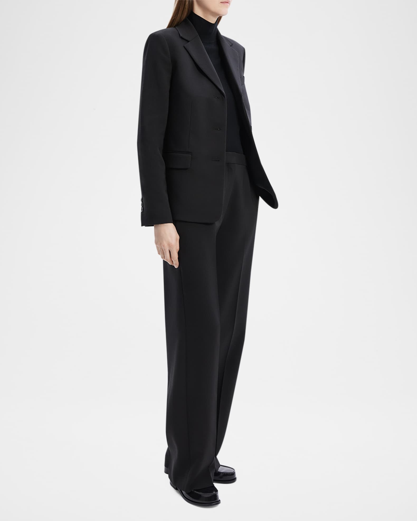 3-Button Stretch Tailored Jacket 1