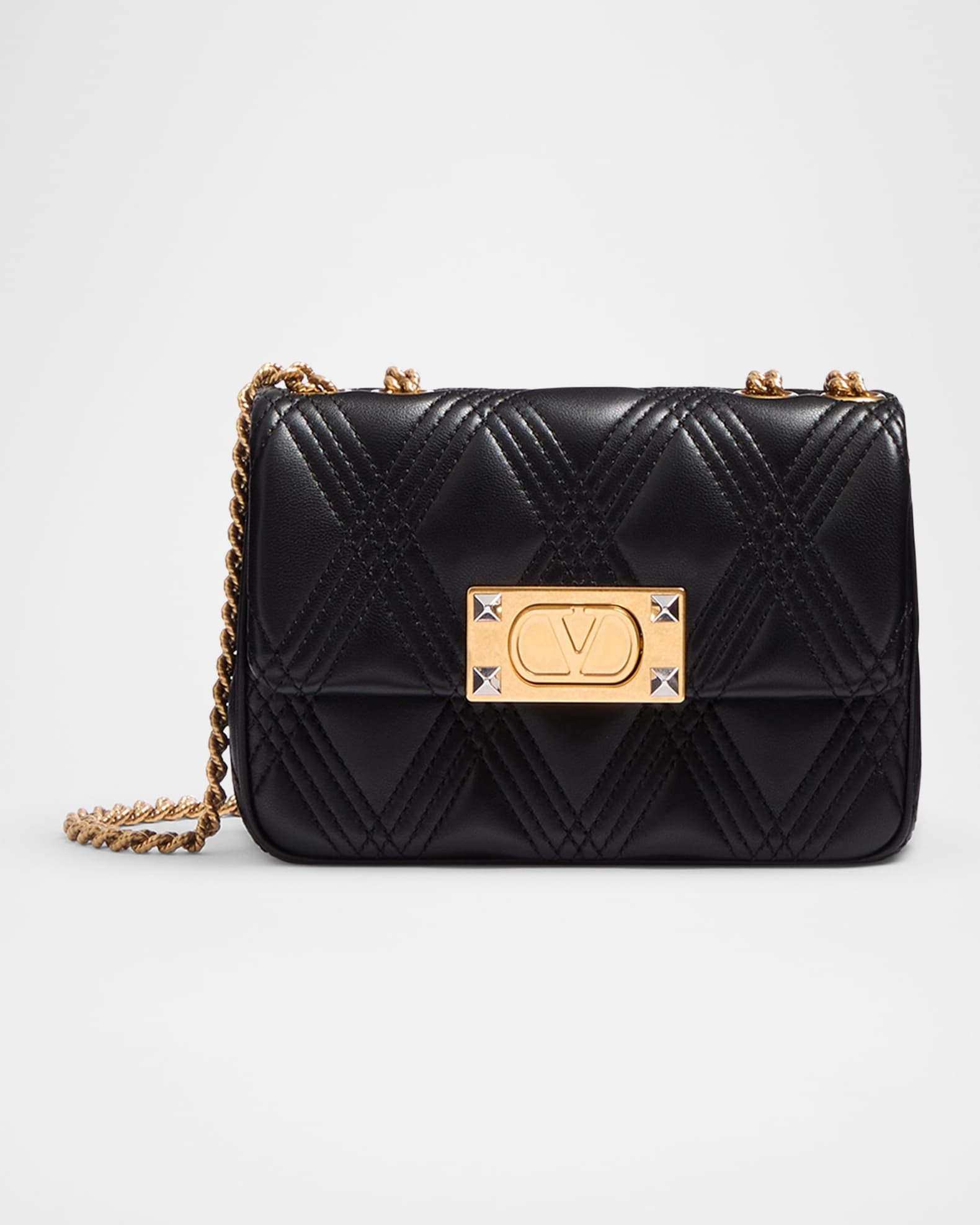 Quiltie 67 Small Flap Leather Shoulder Bag