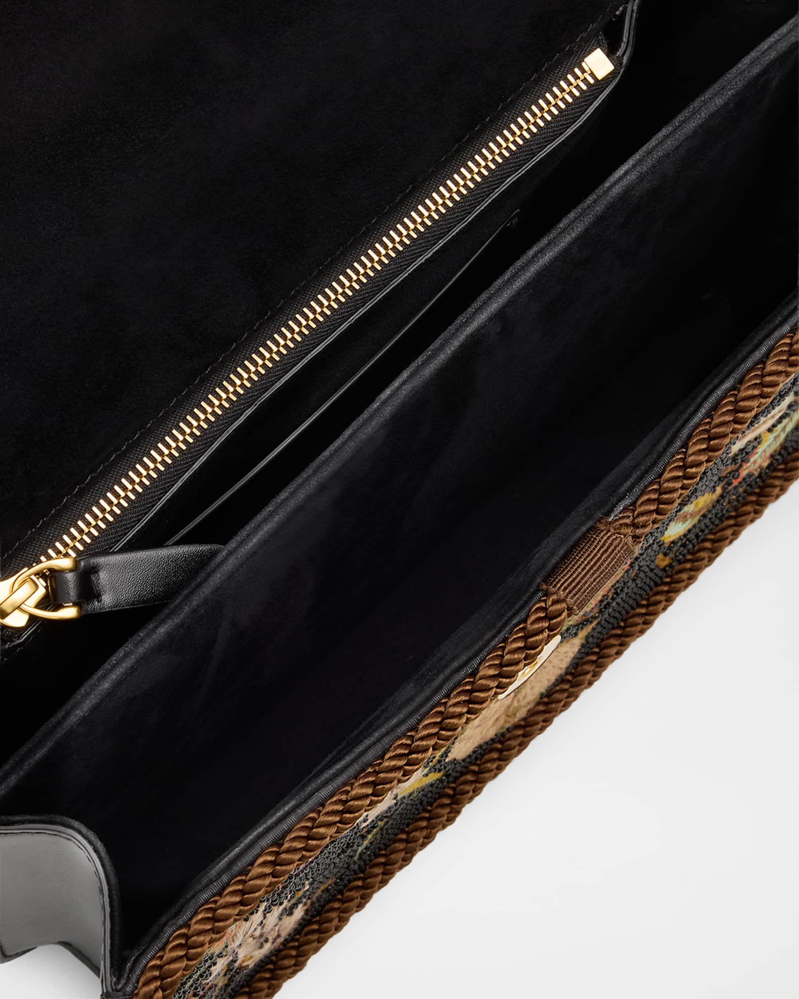 Valentino Garavani Vain Brocade Silk Chain Shoulder Bag | Neiman