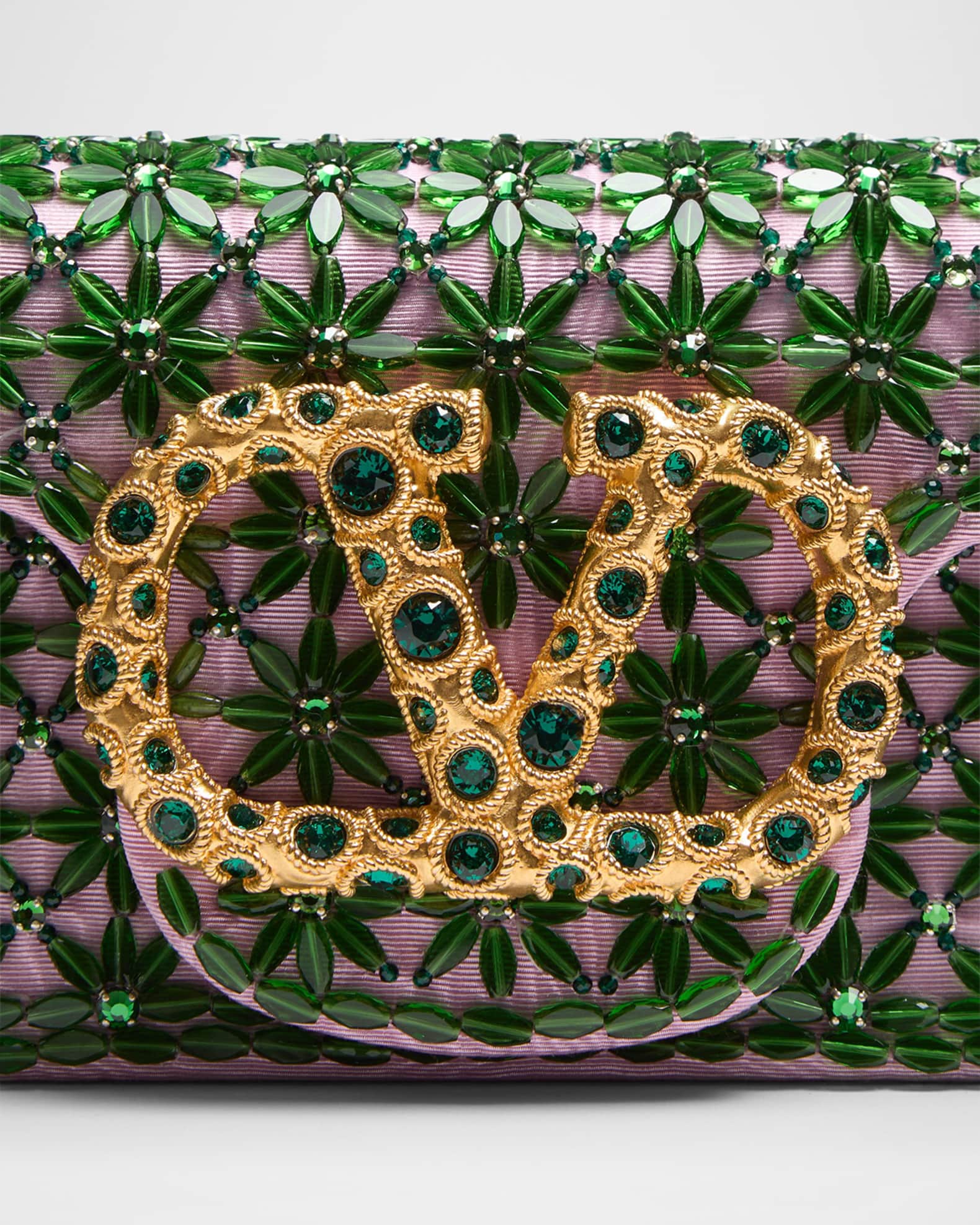 Valentino Garavani Loco Small Crystal Shoulder Bag | Neiman