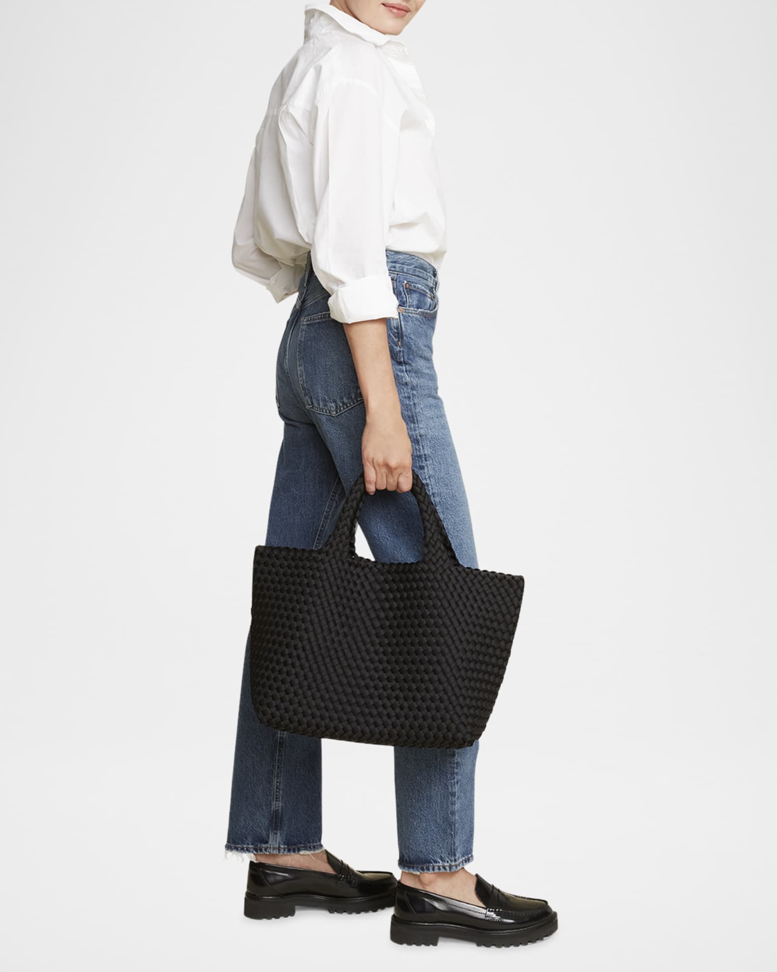 NAGHEDI St. Barths Medium Woven Tote Bag | Neiman Marcus