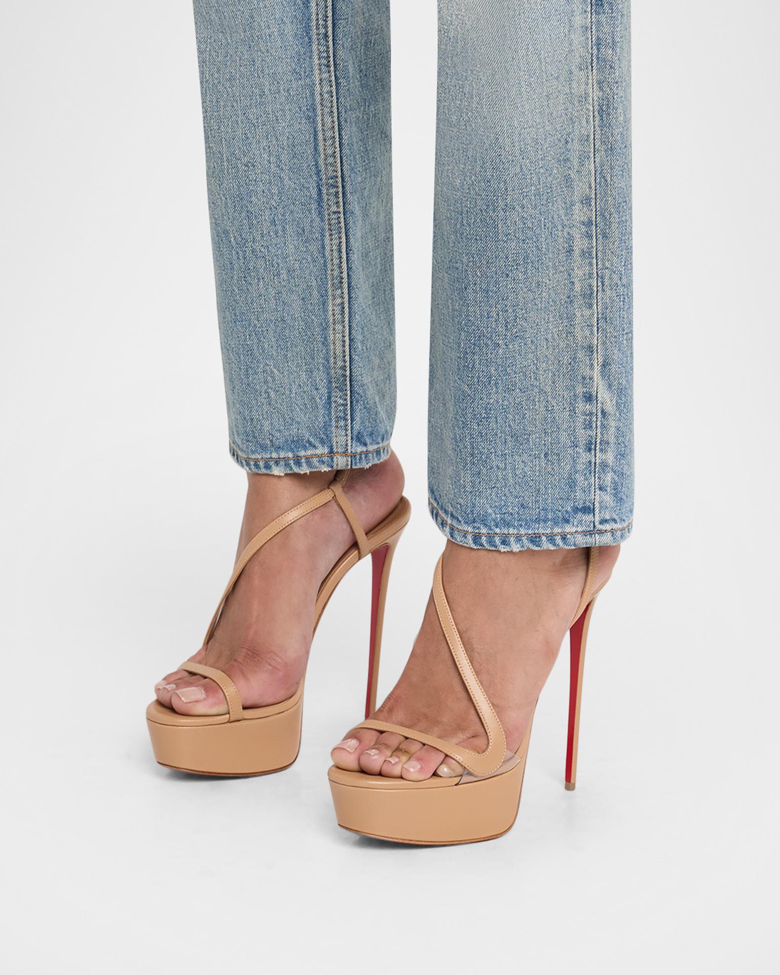 Christian Louboutin 150mm Rosalie Platform Slingback Sandals