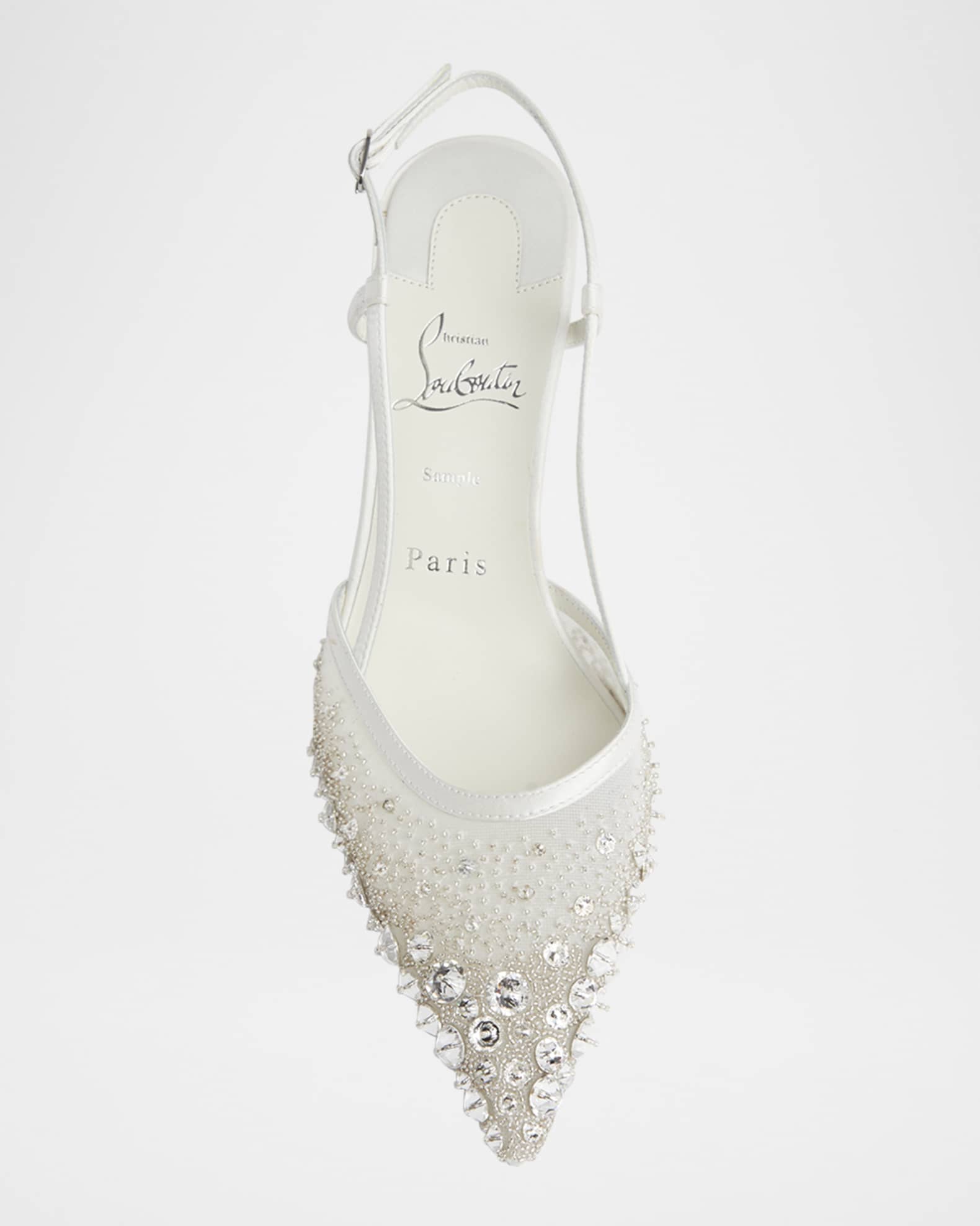 Christian Louboutin Miss Z Sparkling Red Sole Slingback