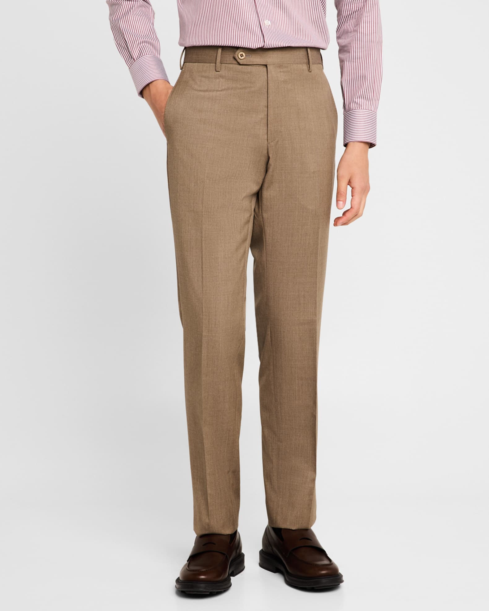 Zanella Men's Parker Twill Trousers | Neiman Marcus