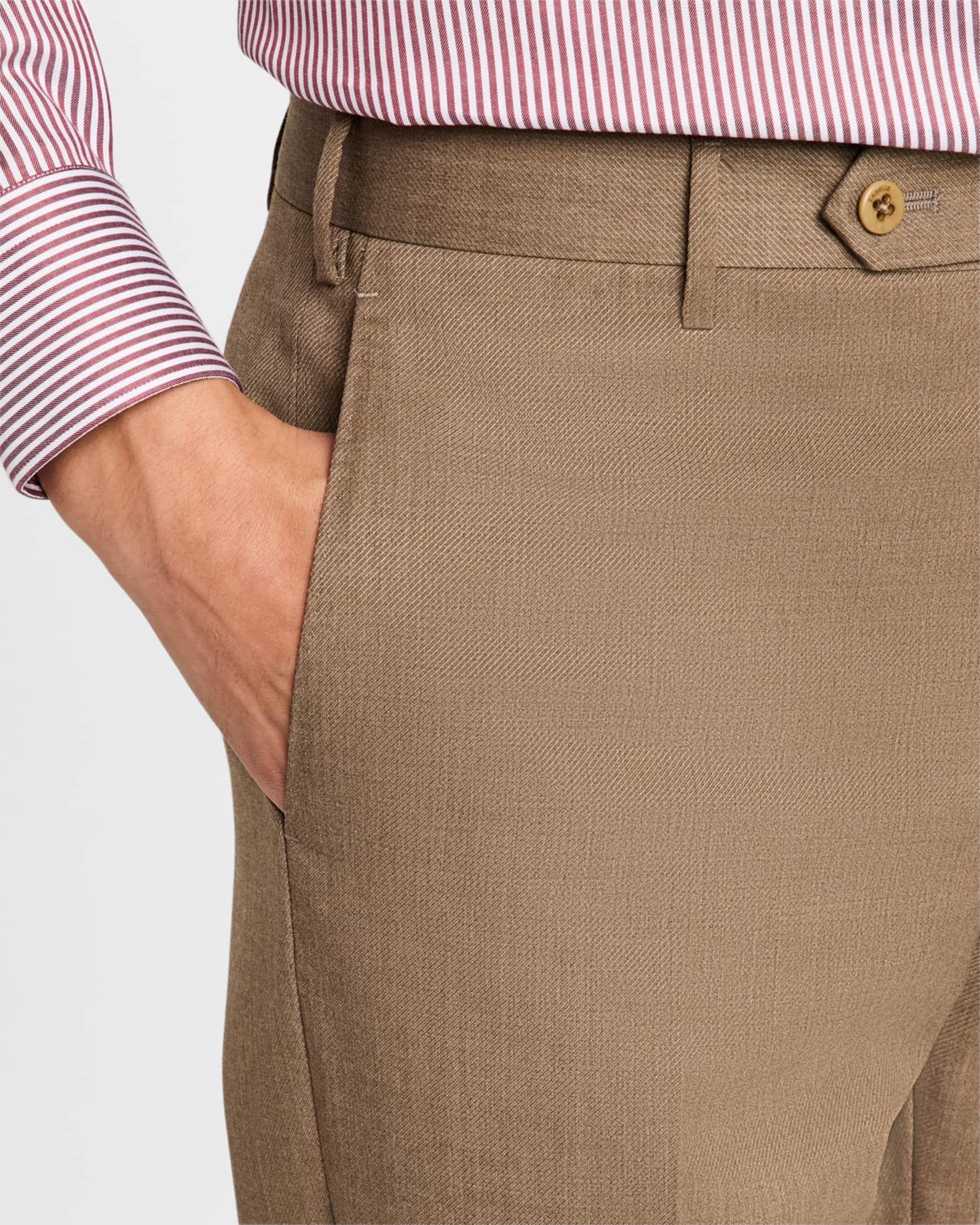 Zanella Men's Parker Twill Trousers | Neiman Marcus