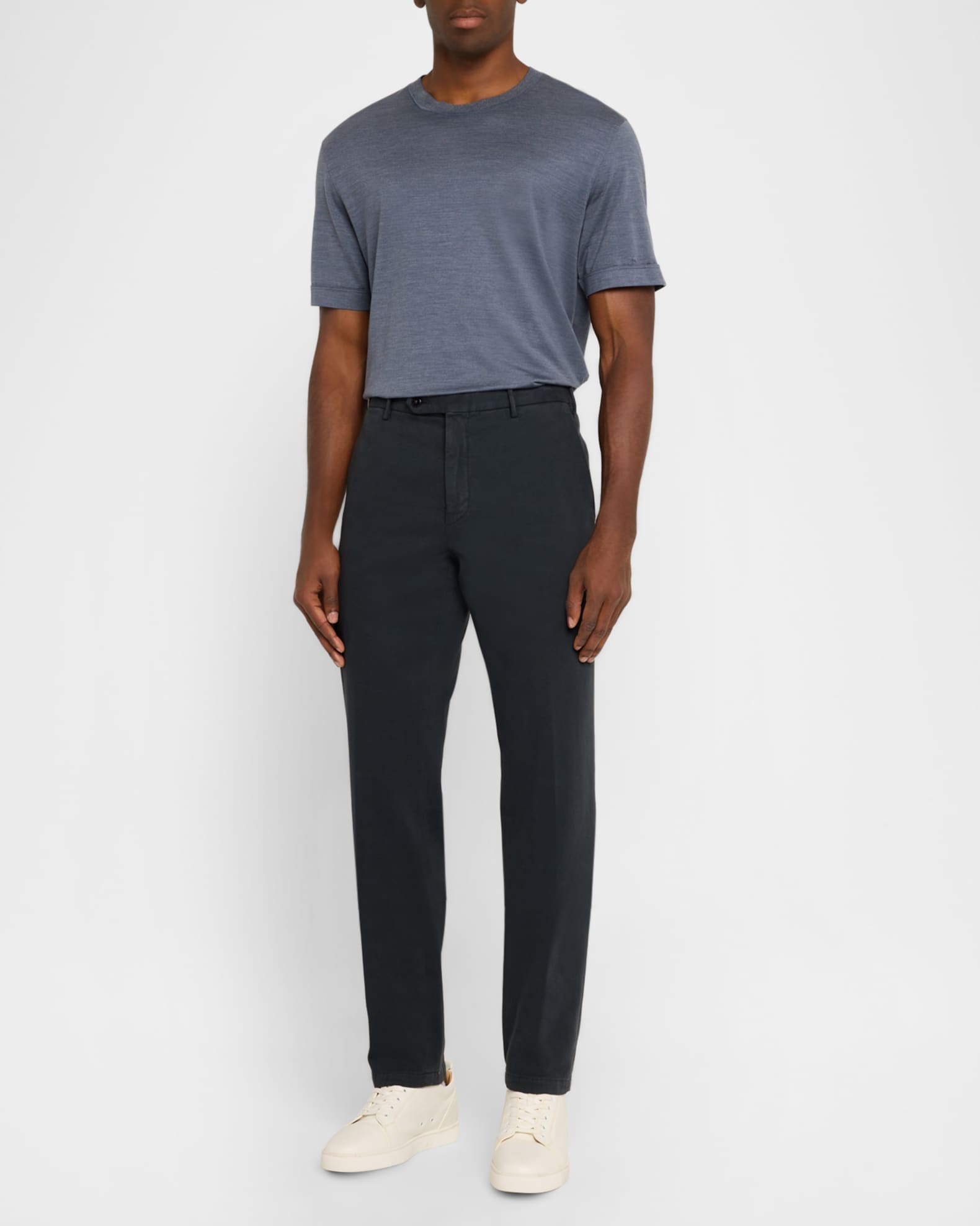 Men's Parker Stretch Twill Trousers - Thumbnail 2