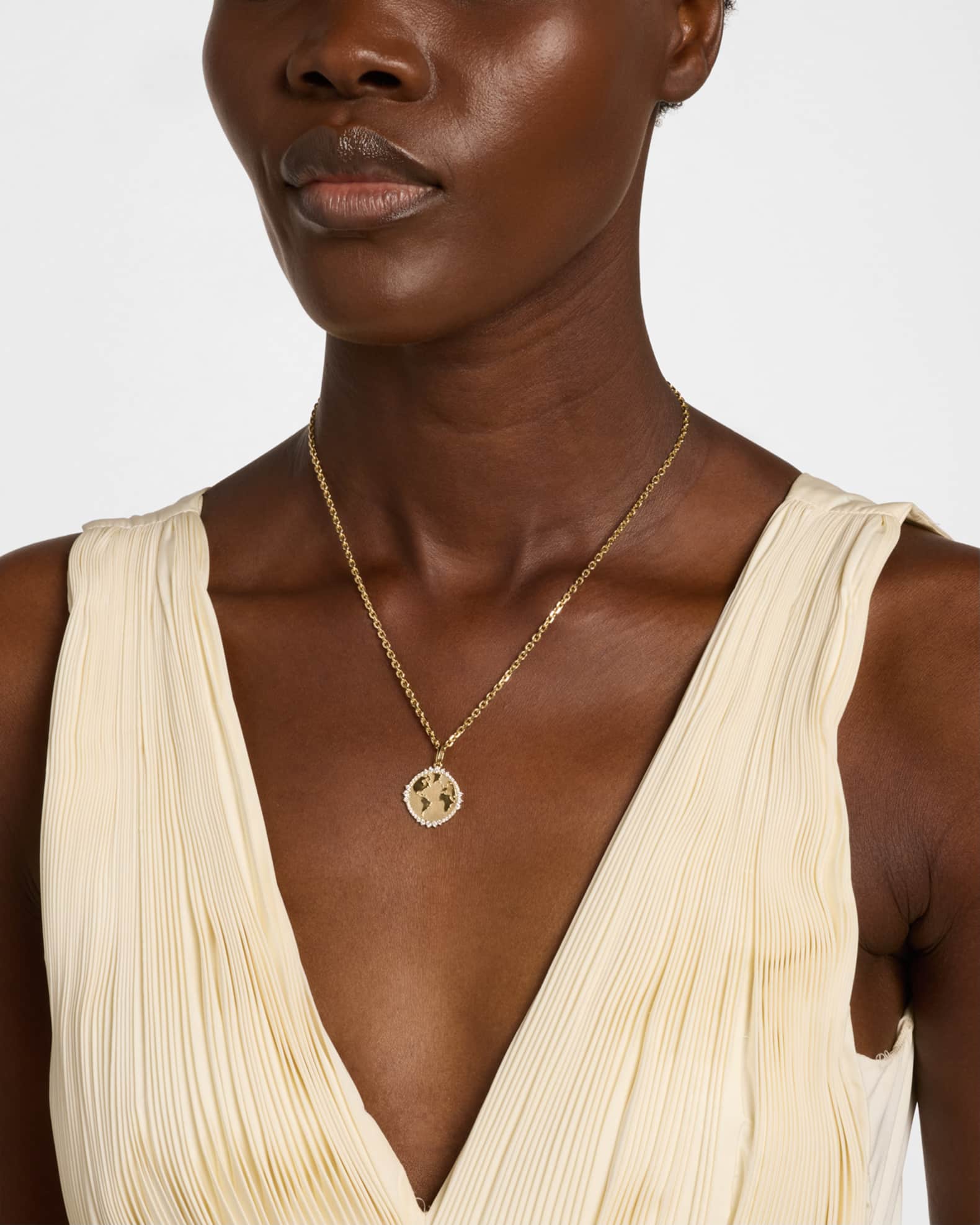 World traveler necklace top