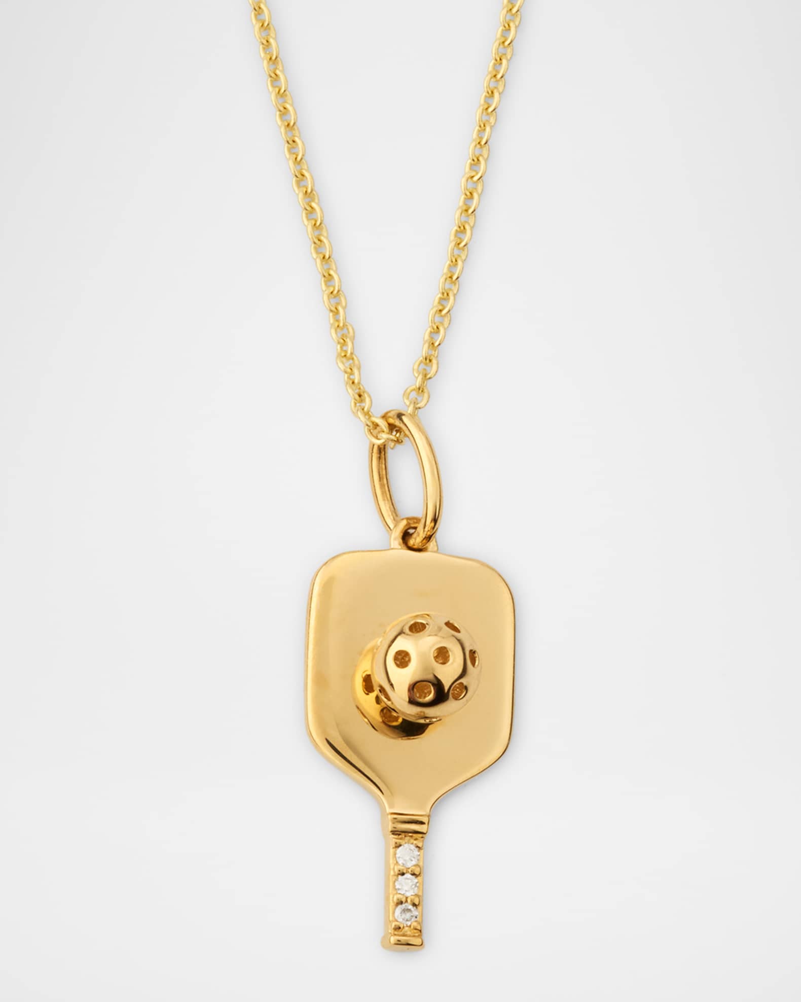 Pickleball Charm Necklace Pickleball Charm Necklace