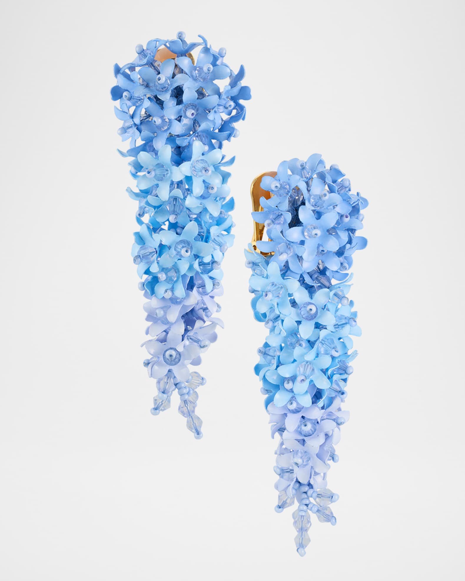 Crawling Flower Cascade Earrings 0