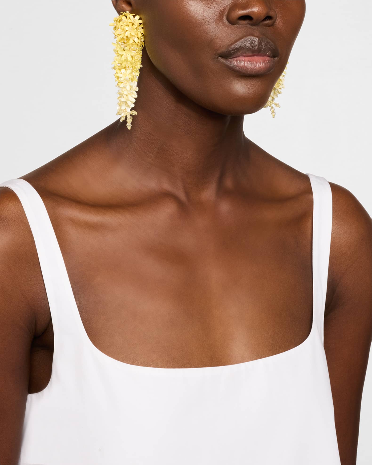 Crawling Flower Cascade Earrings 1