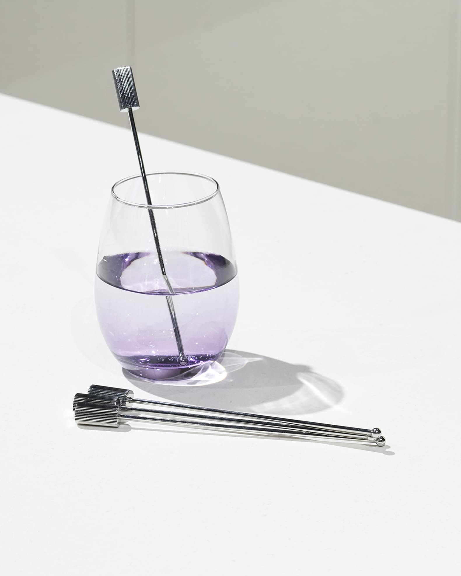 Striations Drink Stirrers, Set of 4 1