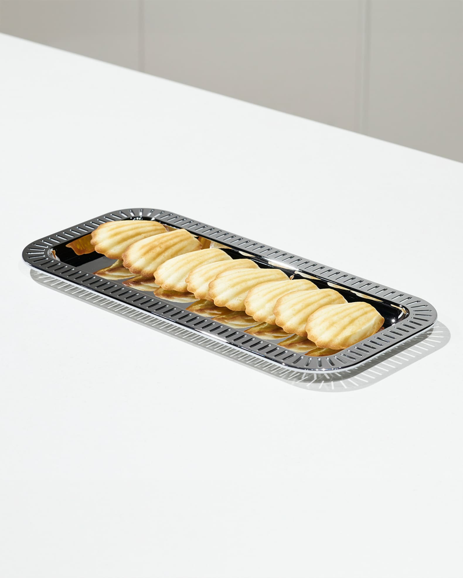 Striations Small Rectangle Serving Tray, 13.75" 1