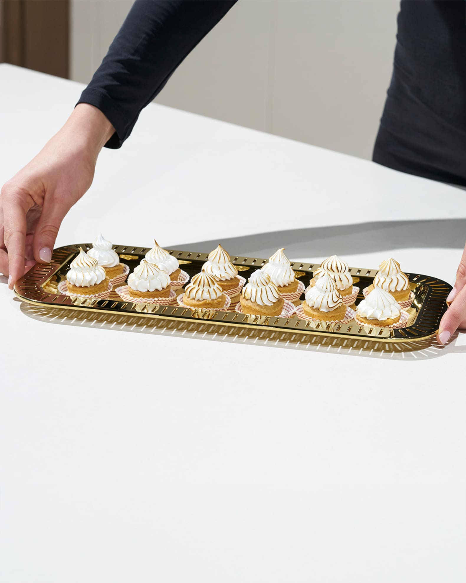 Striations Small Rectangle Serving Tray, 13.75" 1