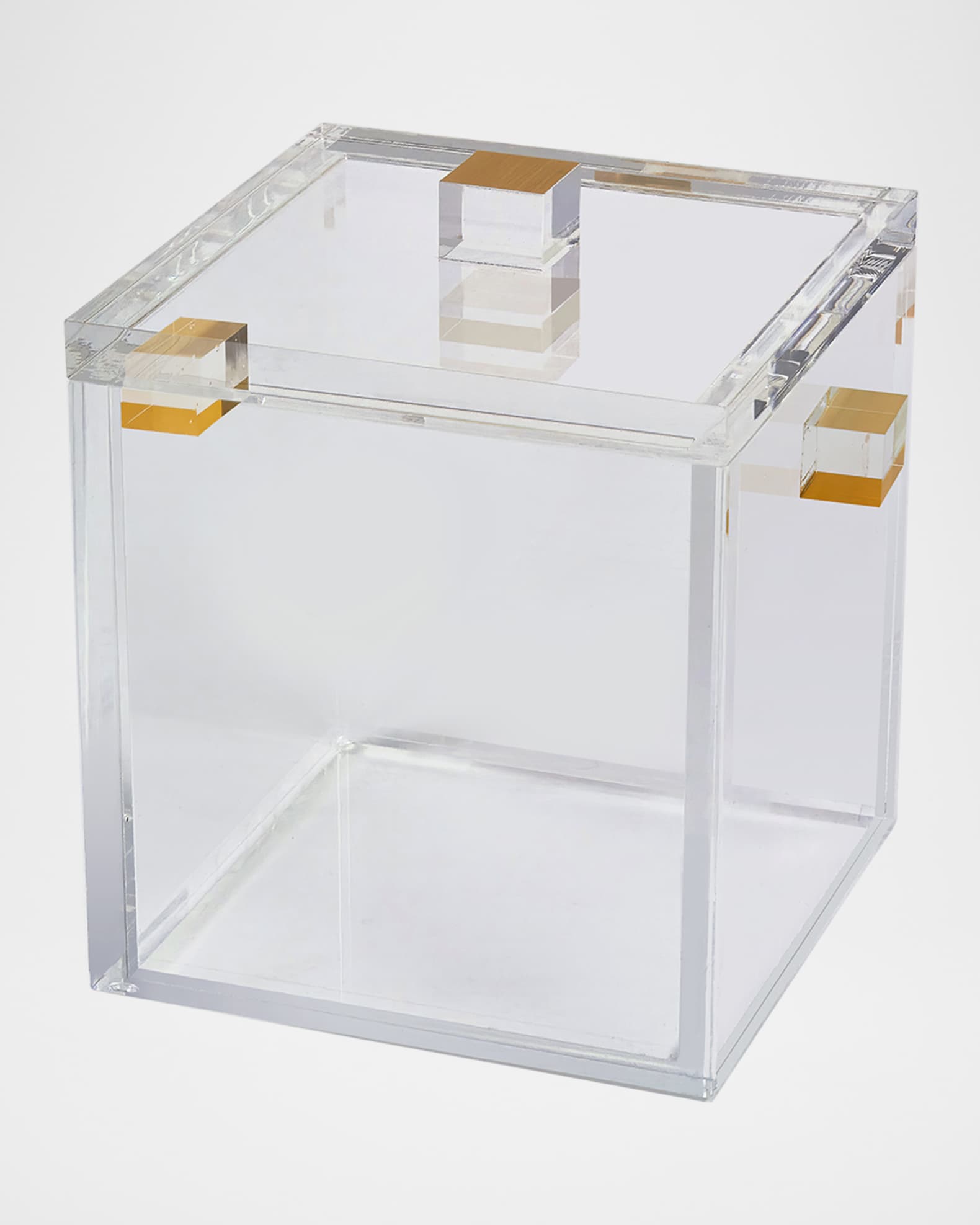 Clear Lucite Ice Bucket with Lid Neiman Marcus