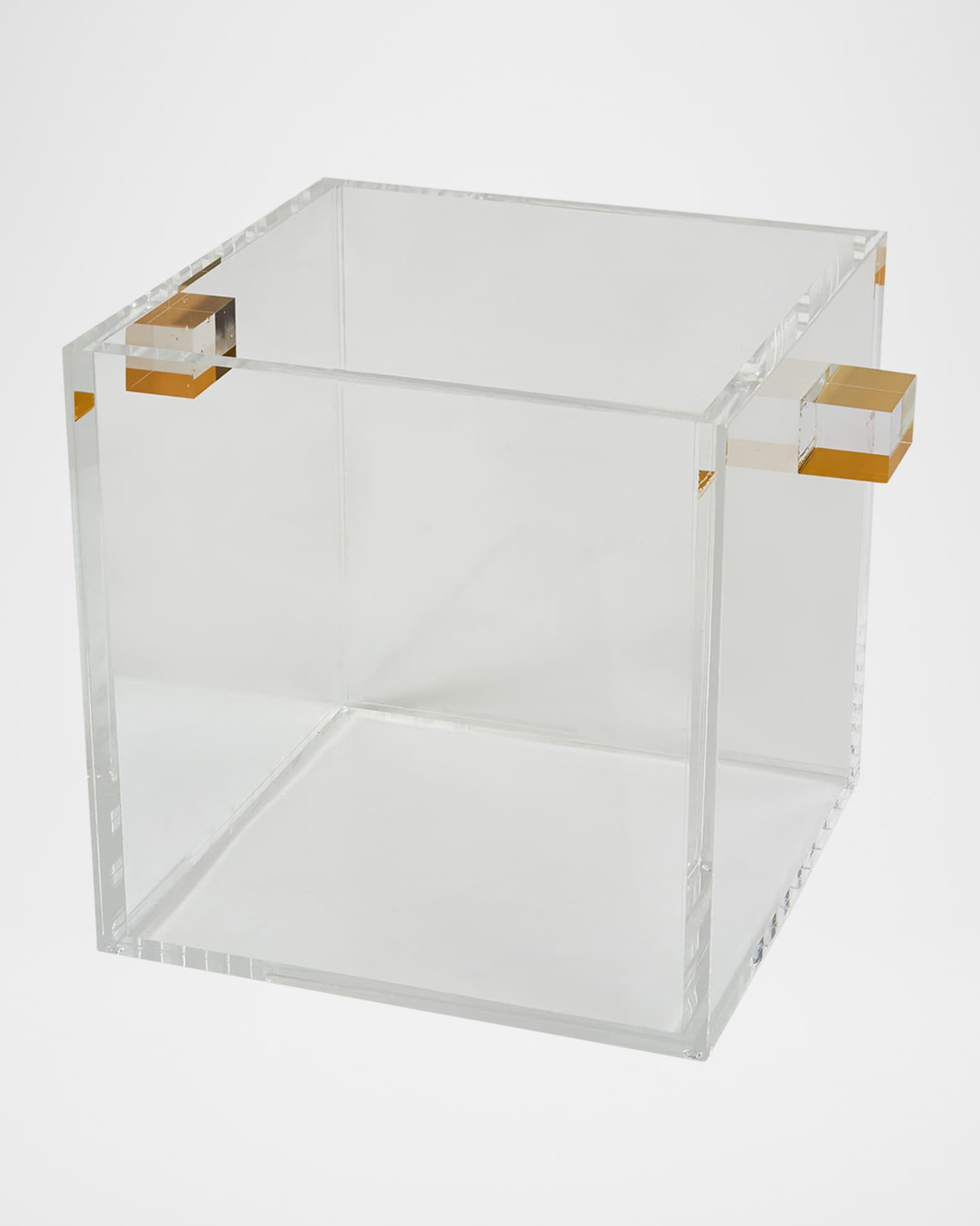 Clear Lucite Wine Cooler with Handles 0