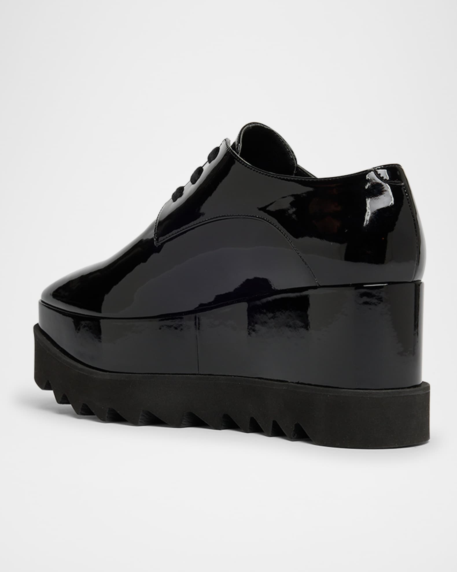 Stella McCartney Elyse Patent Alter Platform Sneaker Loafers