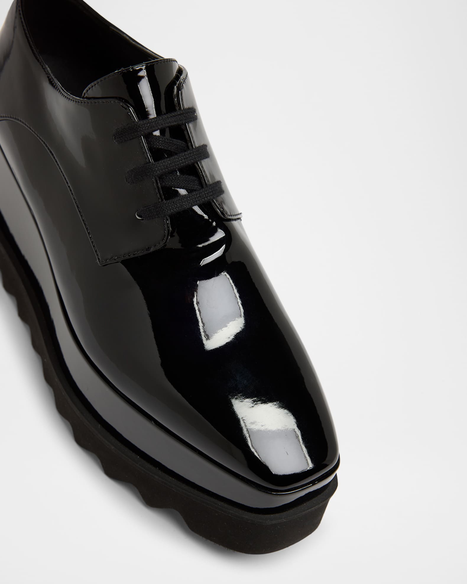 Stella McCartney Elyse Patent Alter Platform Sneaker Loafers