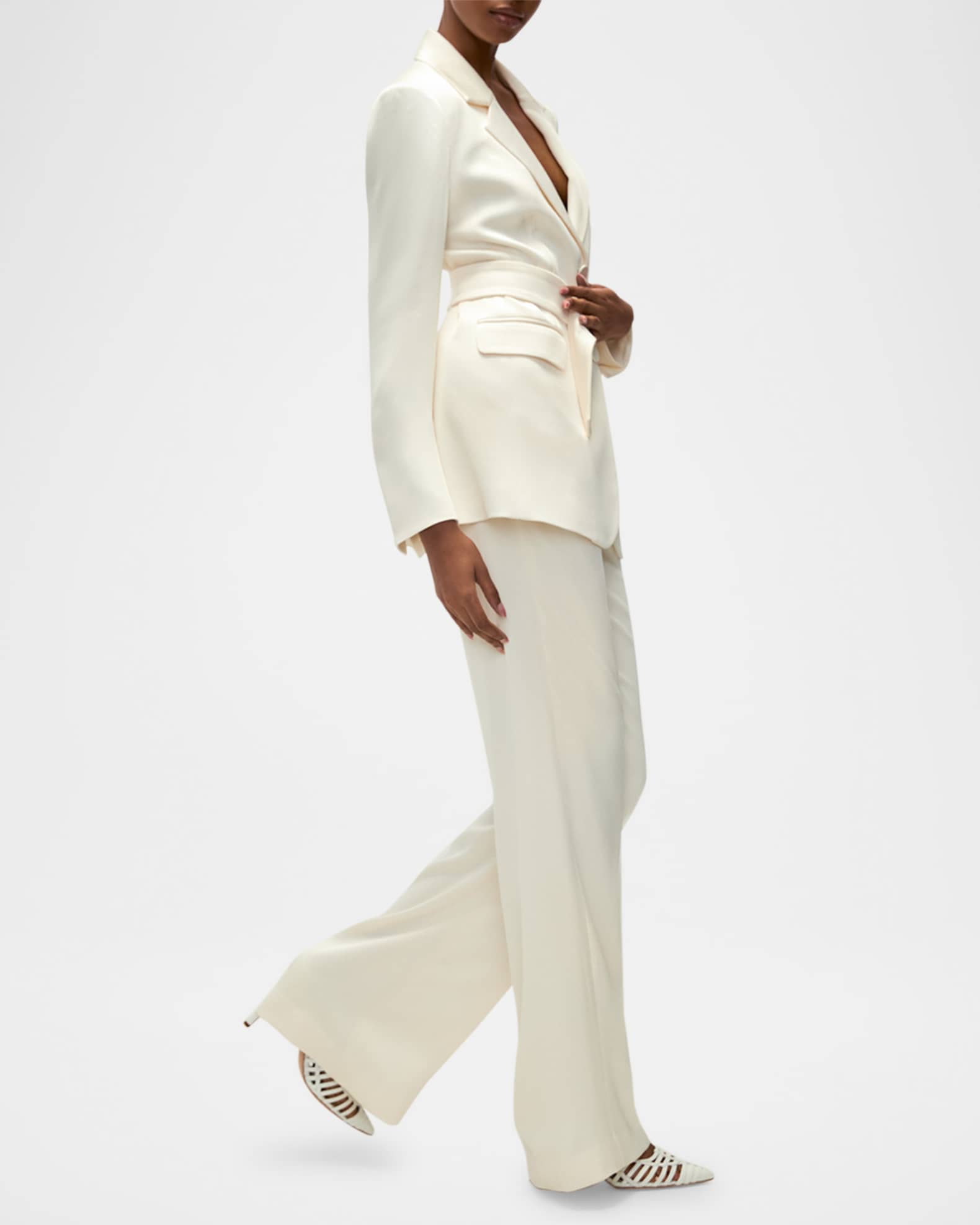 Veronica Beard Ryanne Belted Dickey Jacket | Neiman Marcus