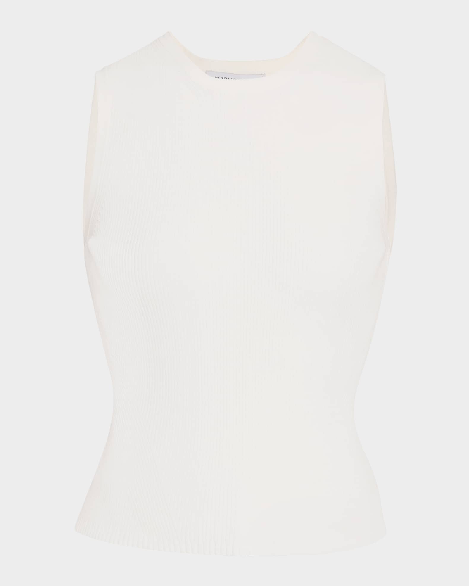 Sid Ribbed Sleeveless Pullover 0