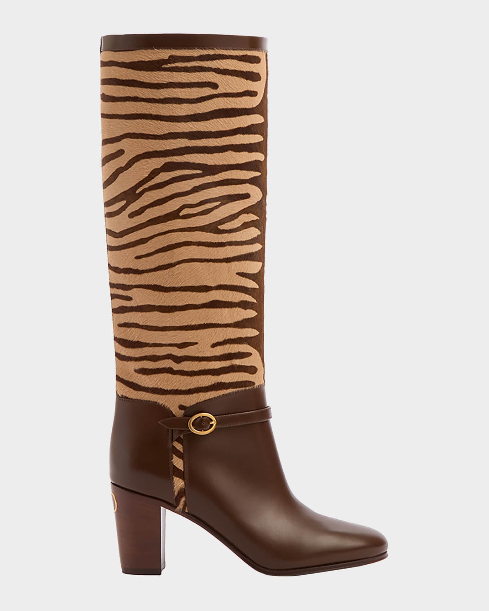 Tiger print boots cheap