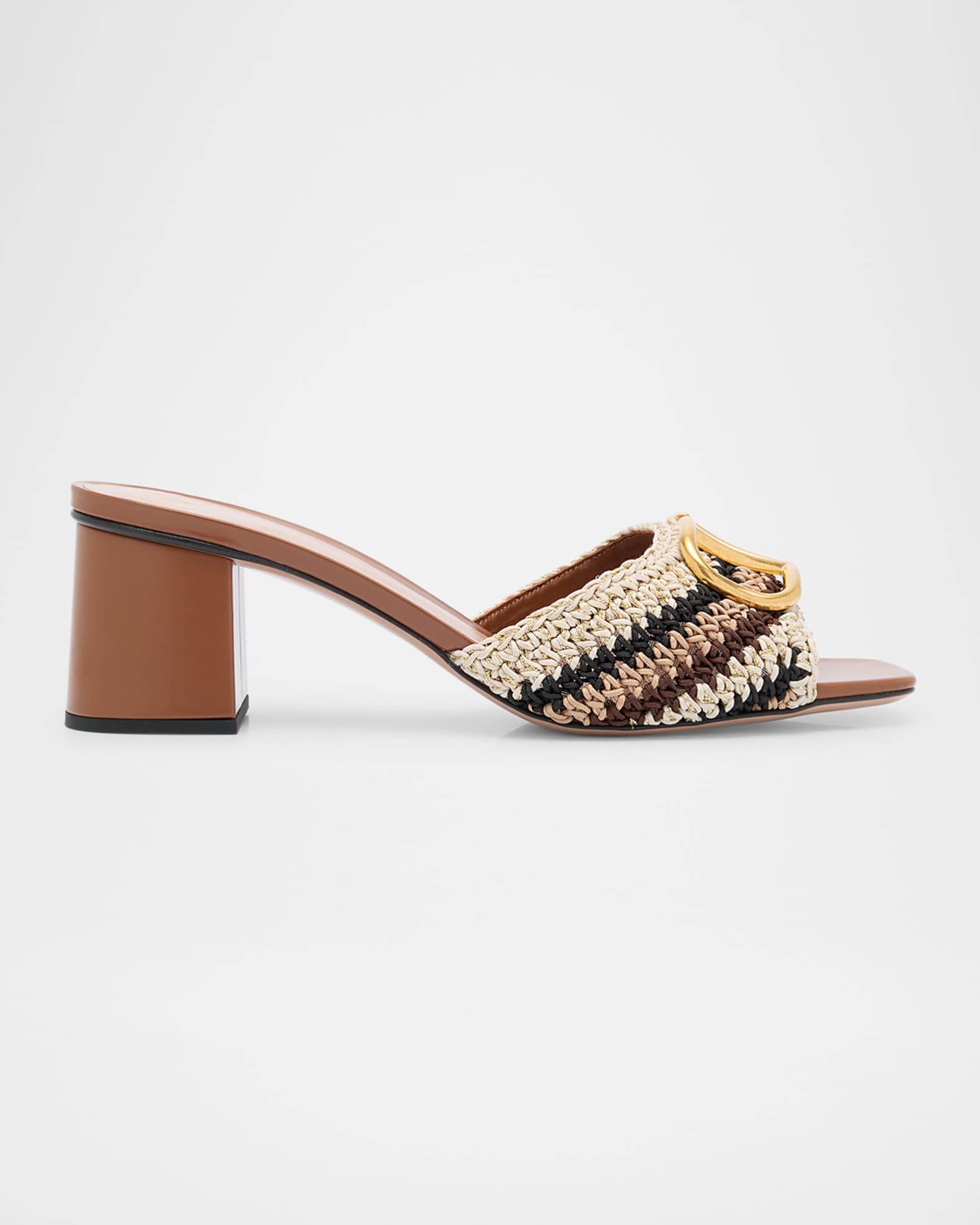 VLogo Crochet Slide Sandals 0