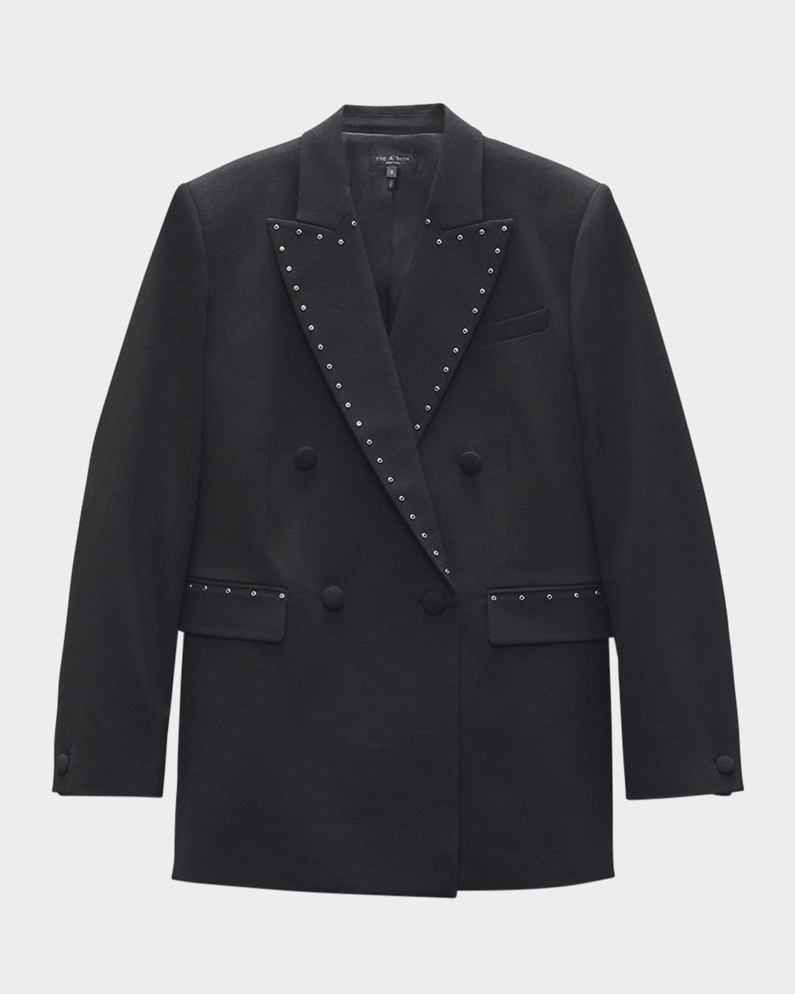 Rag Bone Emile Studded Blazer Neiman Marcus
