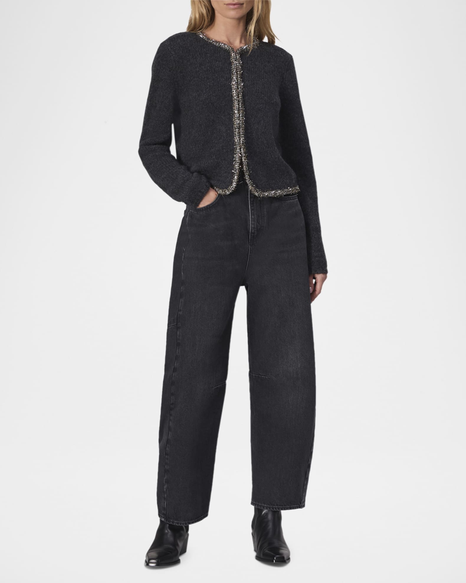 Charlie High-Rise Barrel Jeans 1