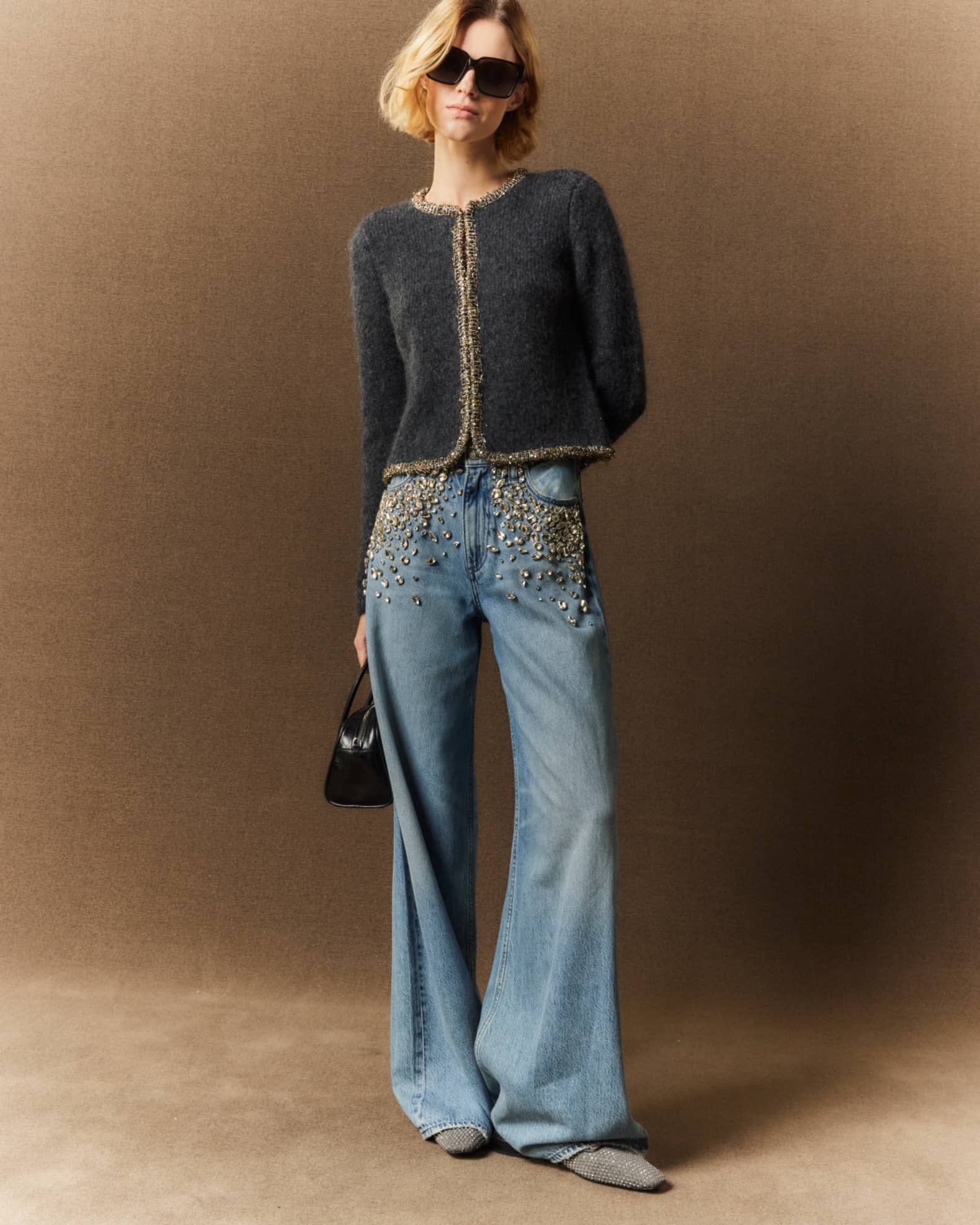 Rag & Bone Davies Wool Cardigan | Neiman Marcus 