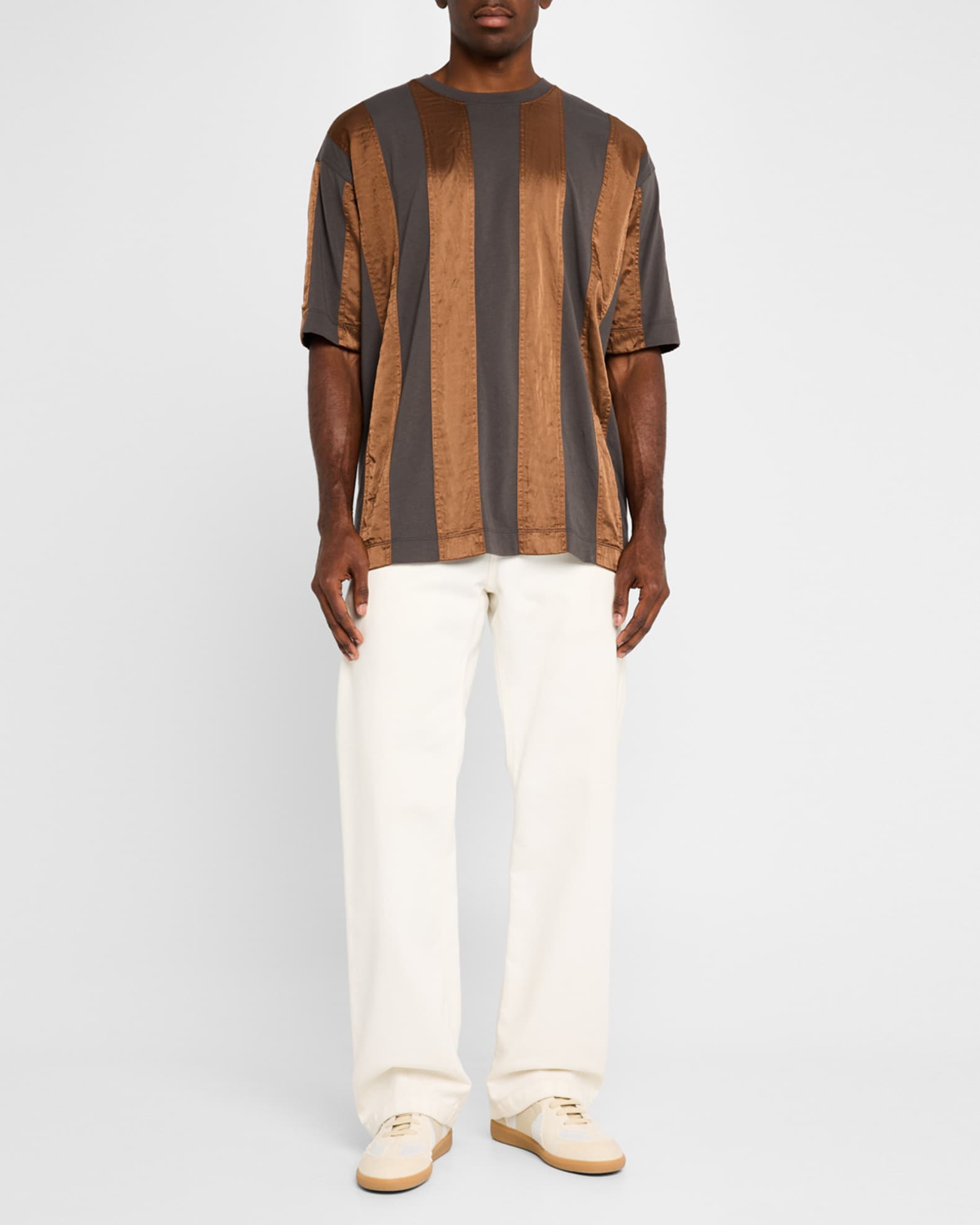 Maison Margiela Men's Replica Inside Out Suede Sneakers