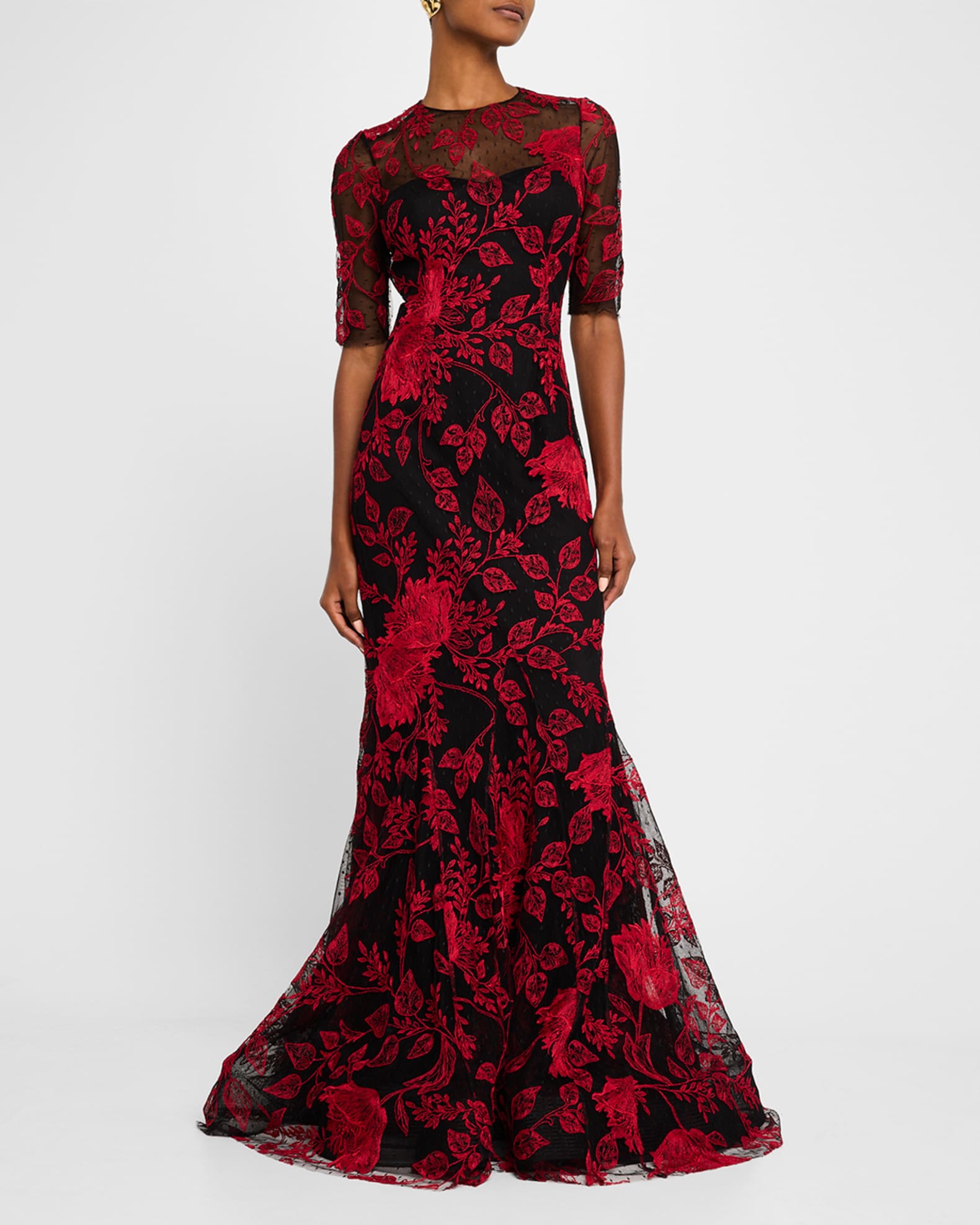 Neiman marcus teri jon dresses clearance