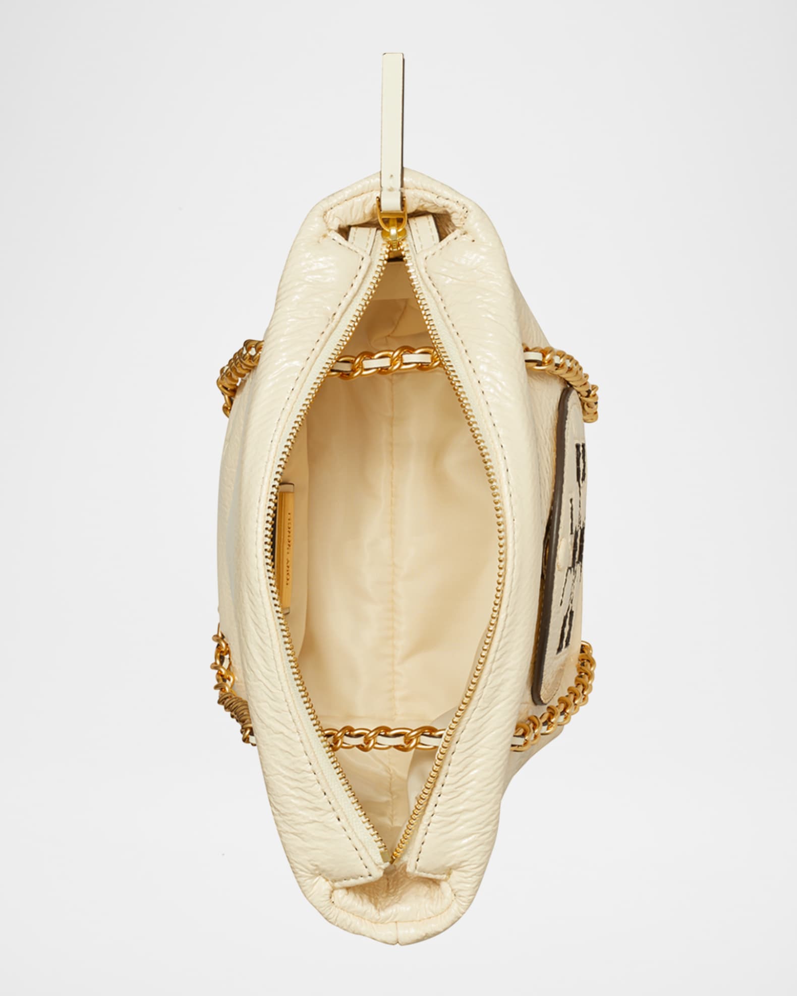Tory Burch Ella Small Crinkled Patent Chain Shoulder Bag Neiman Marcus