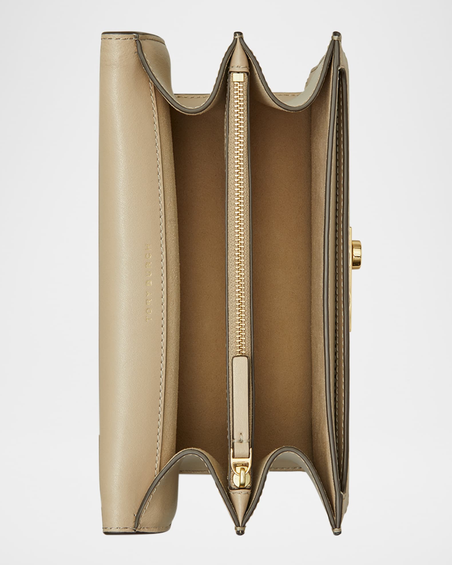 Tory Burch T Monogram Flap Leather Shoulder Bag | Neiman Marcus