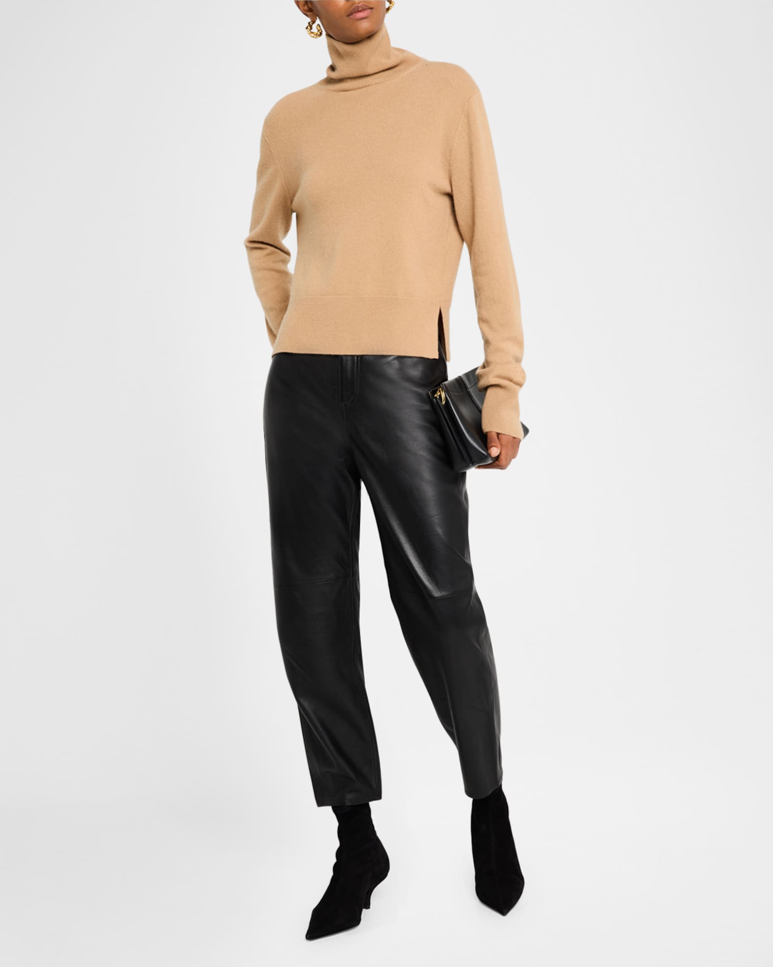 Theory five pocket leather pants new arrivals