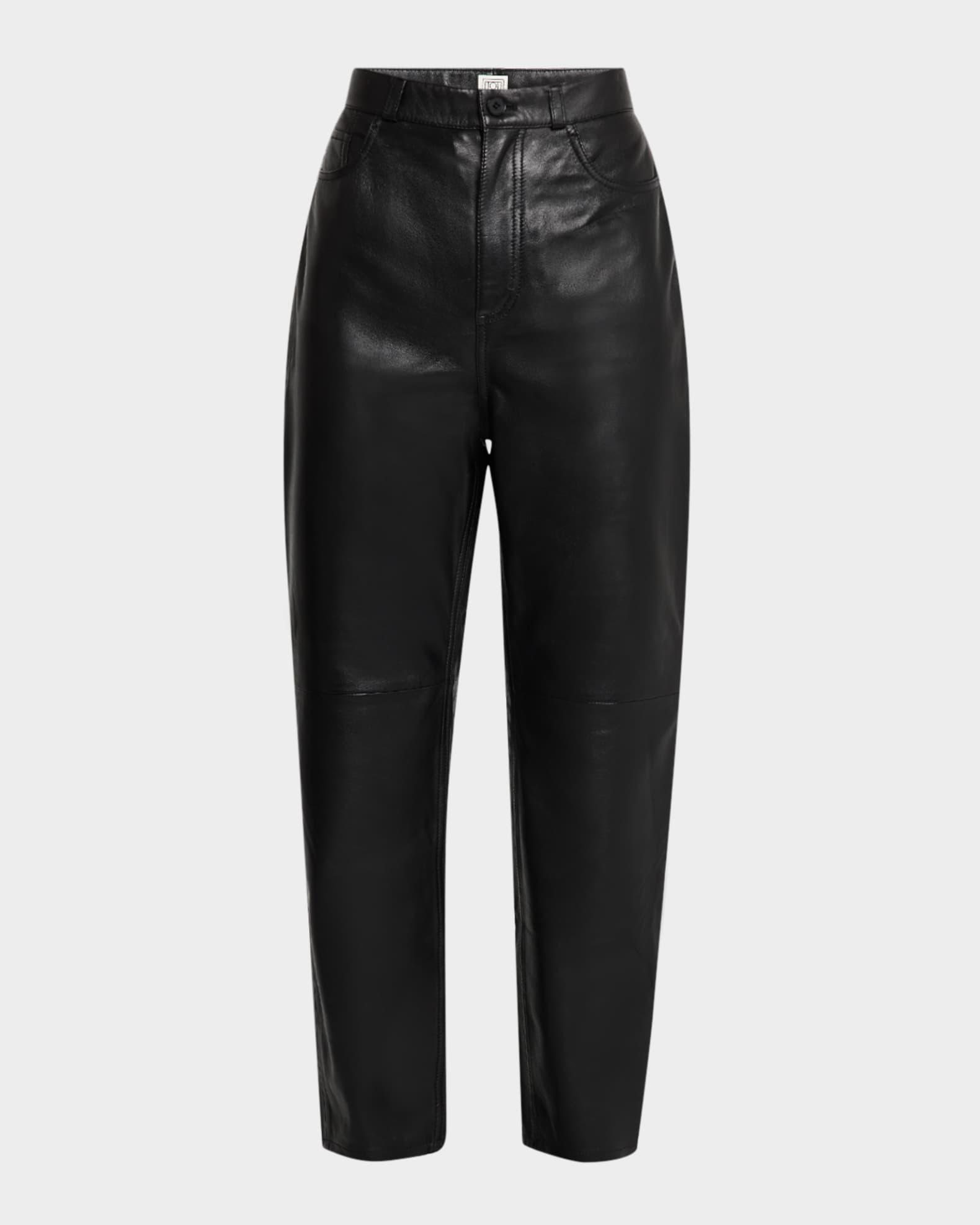 Theory five pocket leather pants on sale