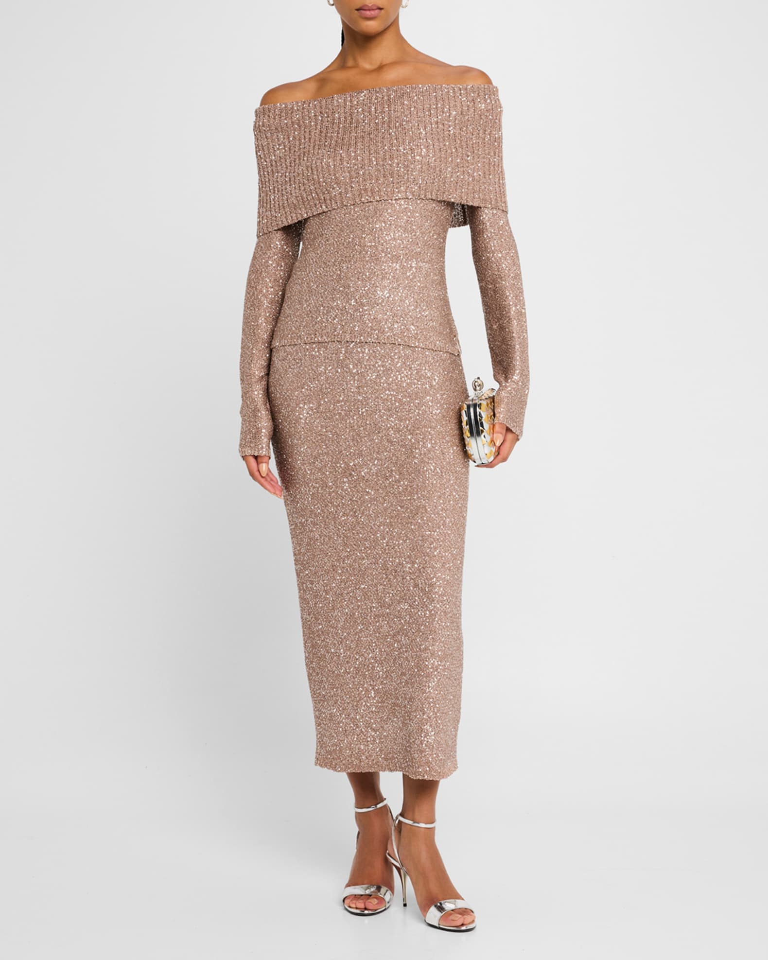 Dana Sparkly Knit Skirt 1