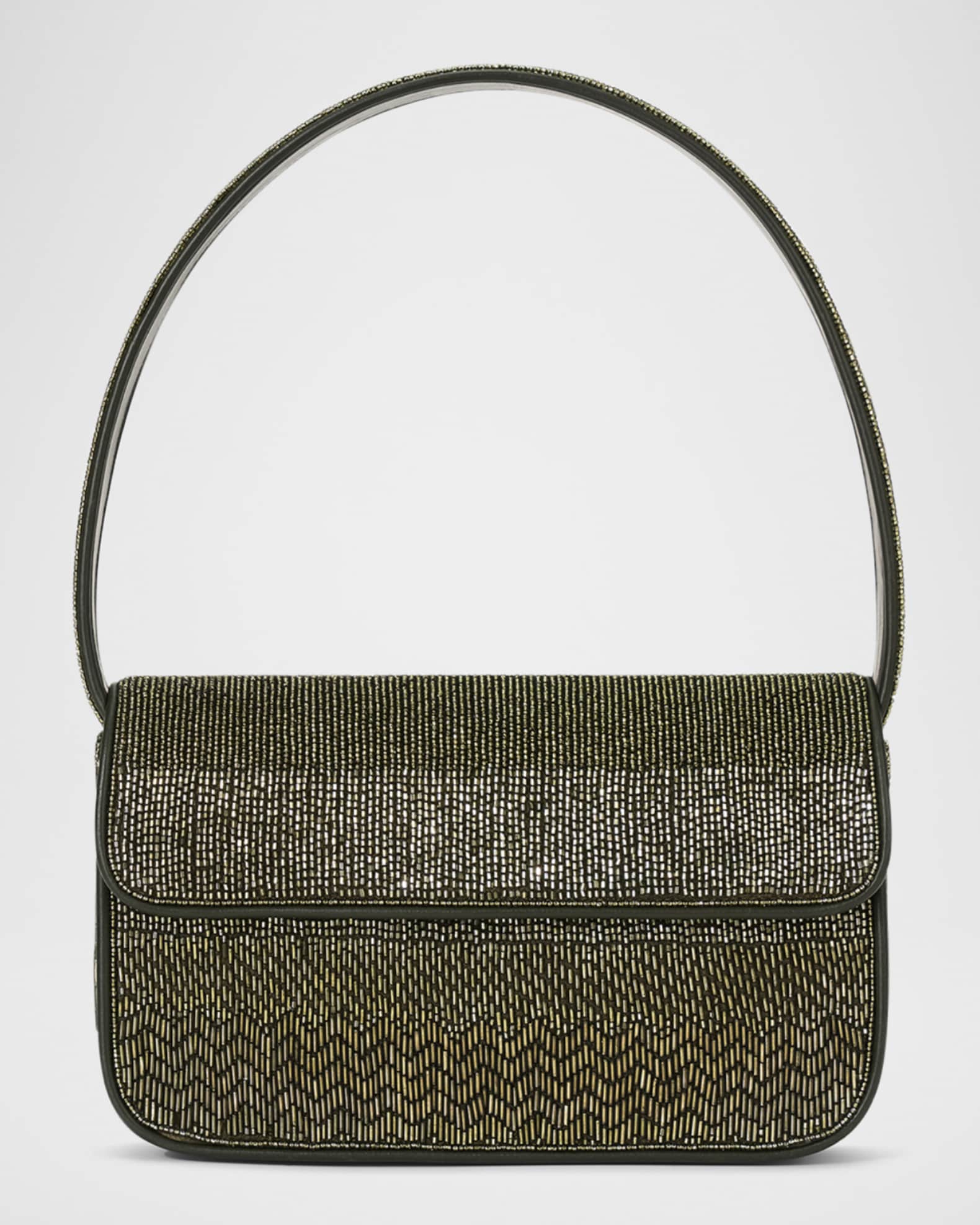 Tommy Flap Beaded Shoulder Bag 0