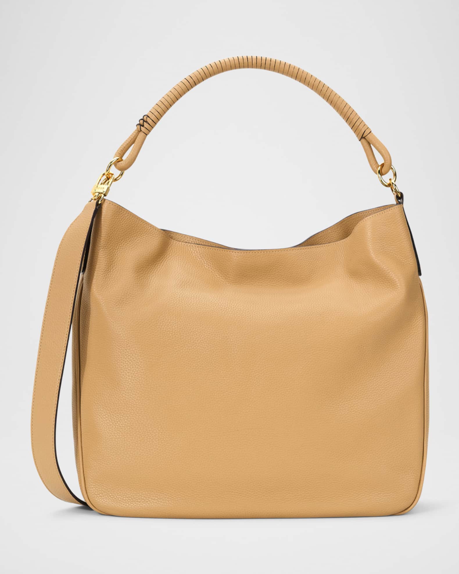 Perry Calf Leather Hobo Bag 0