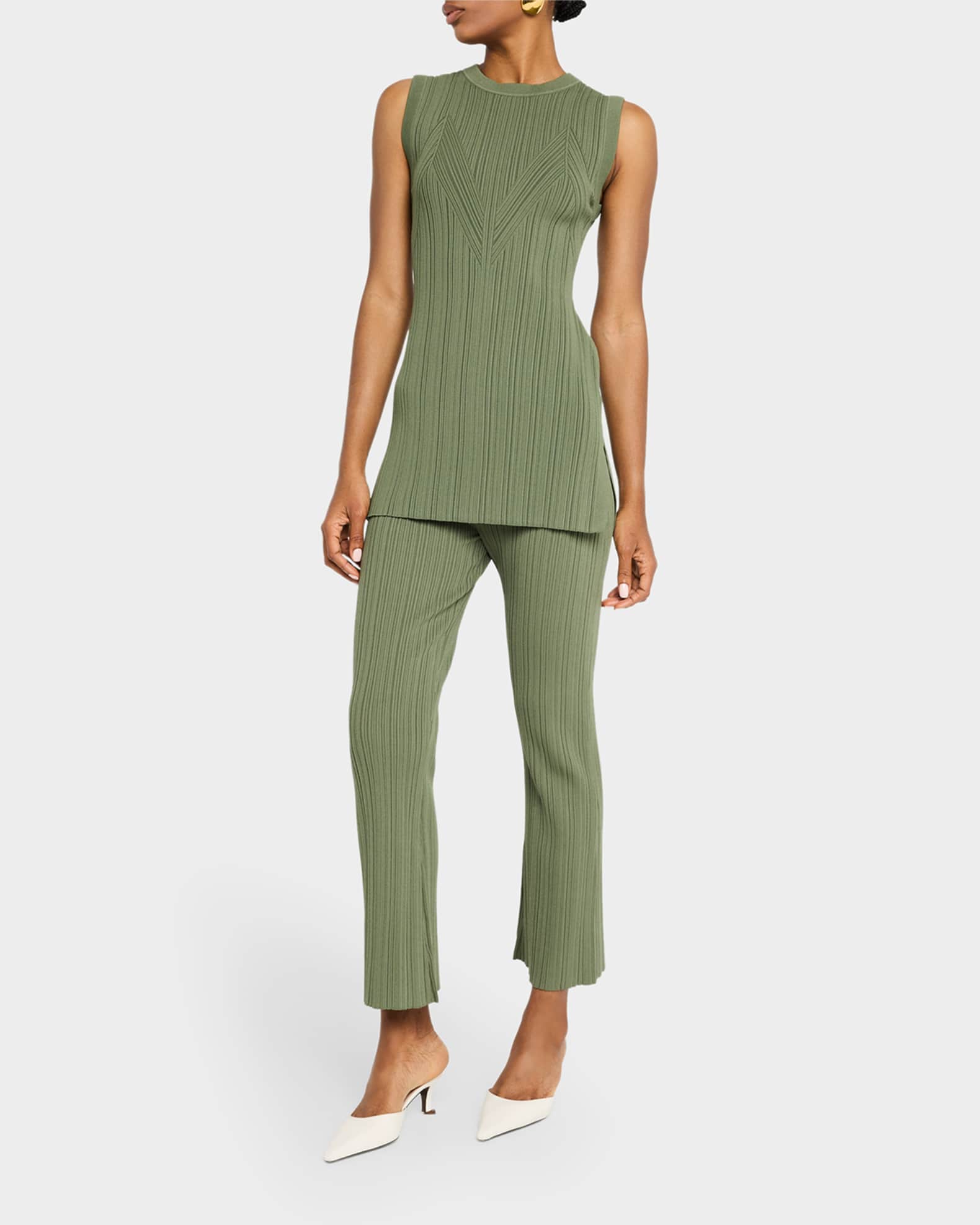 Semma Sleeveless Ribbed Sweater 1