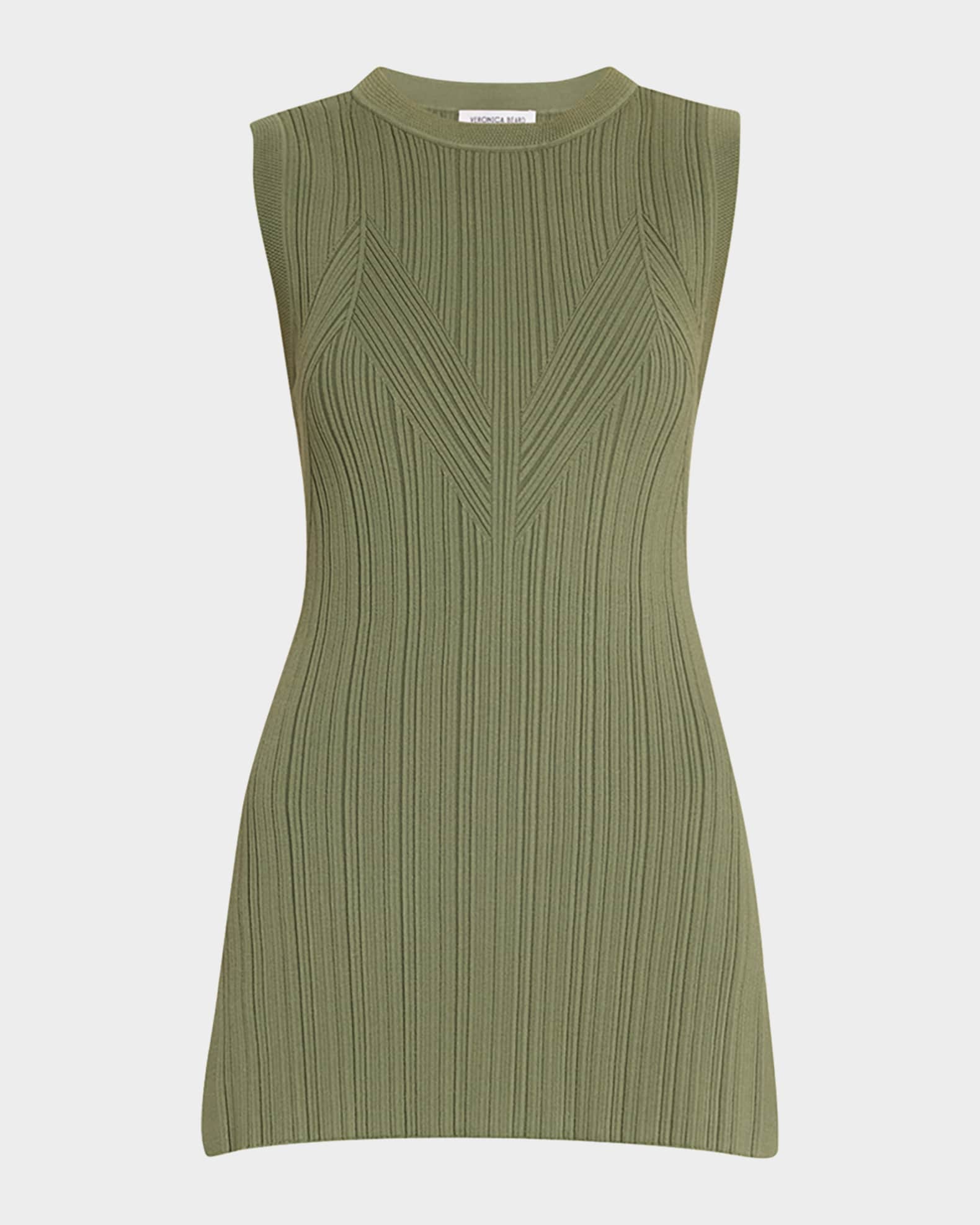 Semma Sleeveless Ribbed Sweater 0