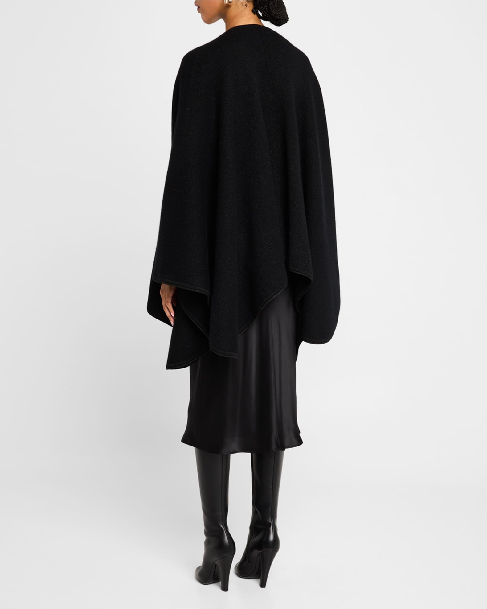 Neiman marcus cashmere poncho top