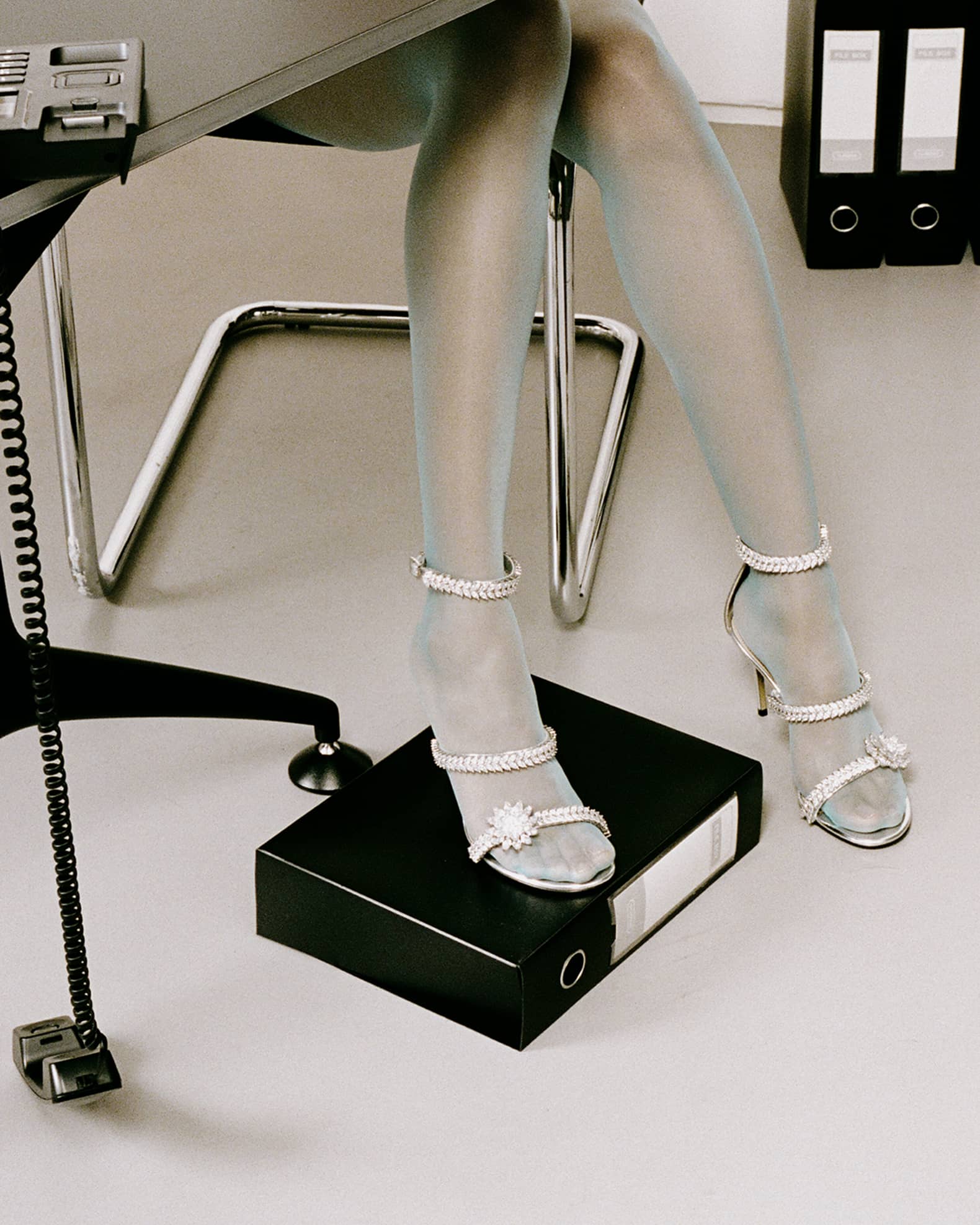 サンダル・ミュール MACH & MACH SS25 'Lotus' sandals (R25S091295SPESLV SILVER) Mach & Mach Lotus Sandals - Silver - Women | R25S091295SPESLV