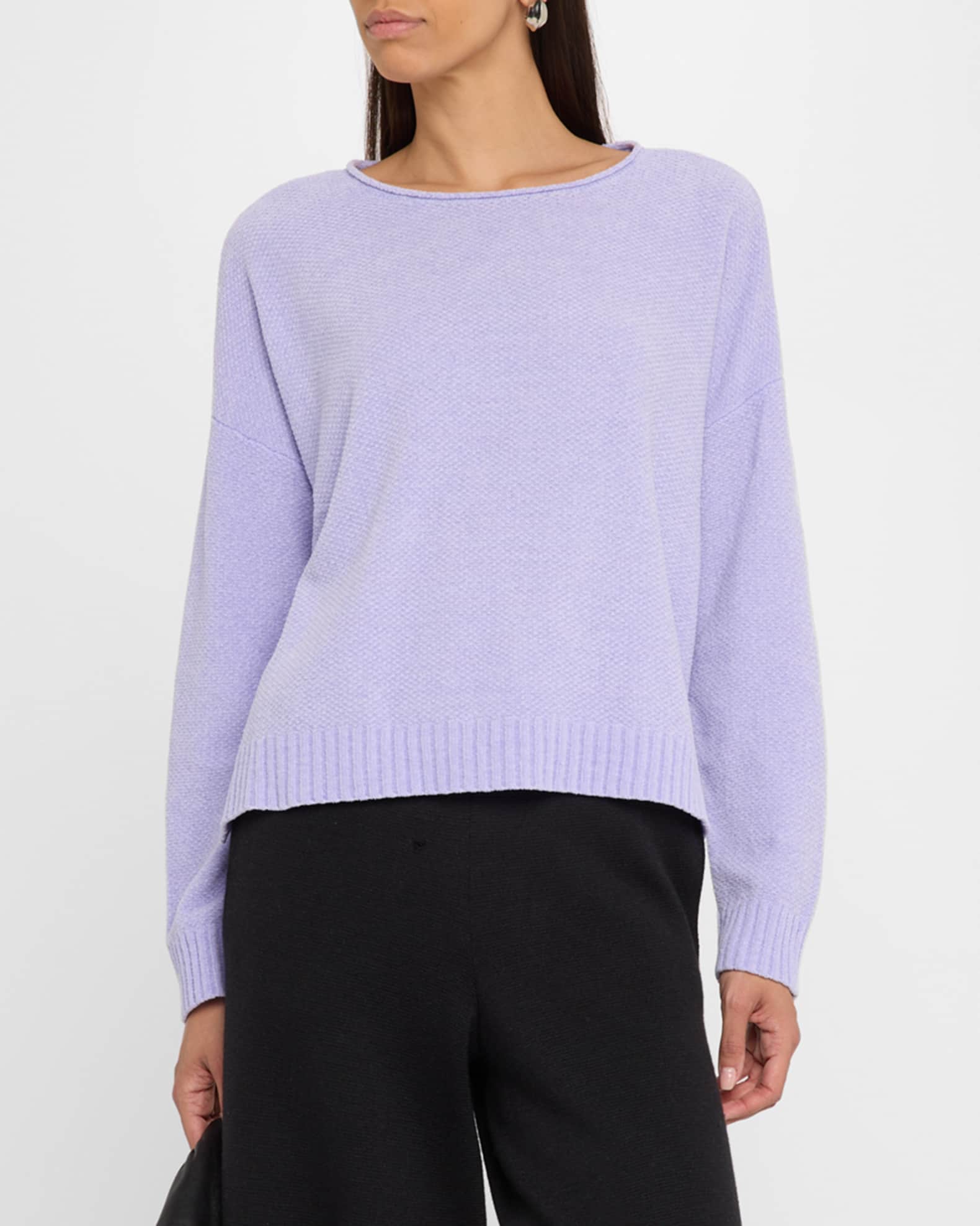 Eileen fisher chenille sweater hotsell