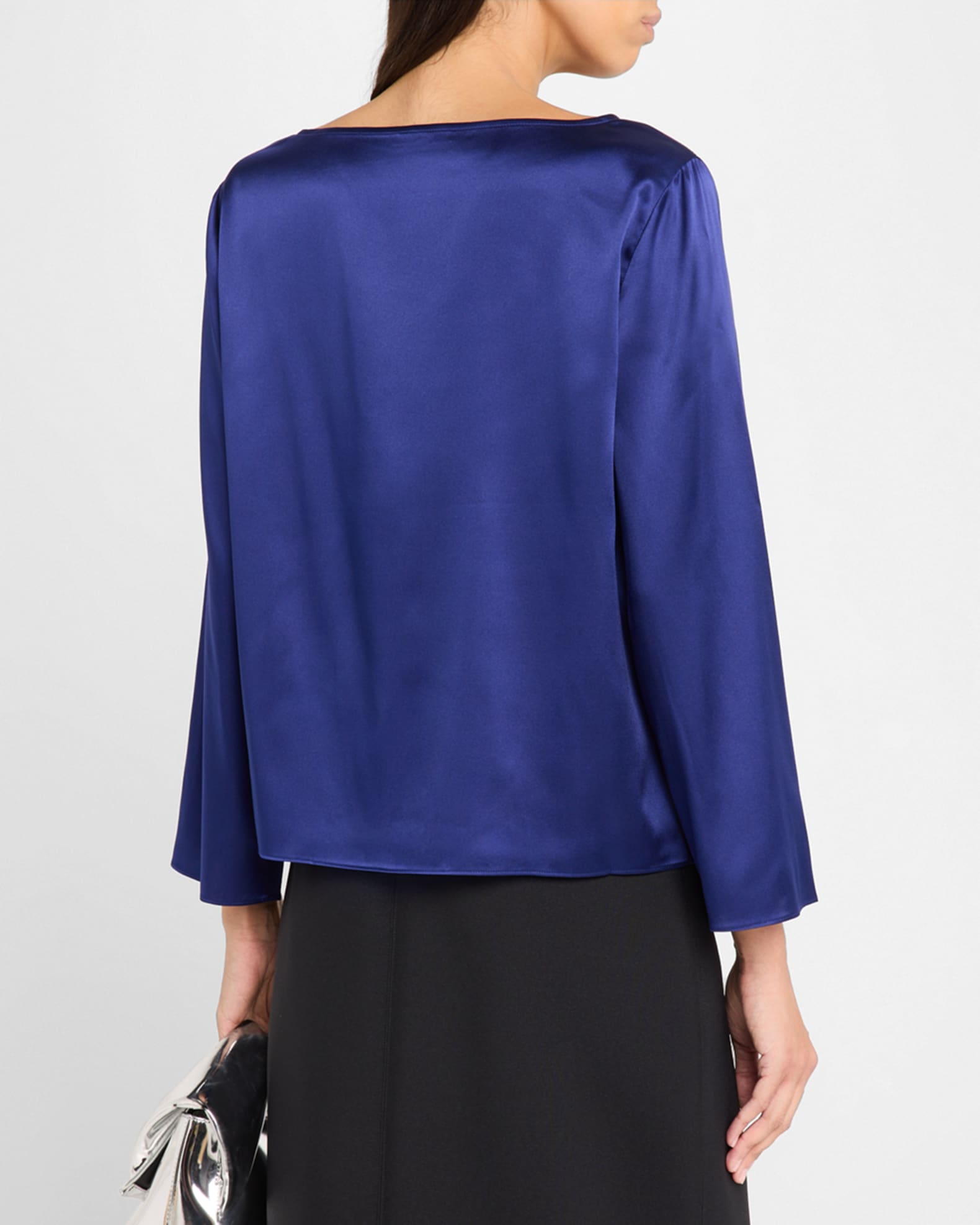 Eileen fisher silk charmeuse top new arrivals