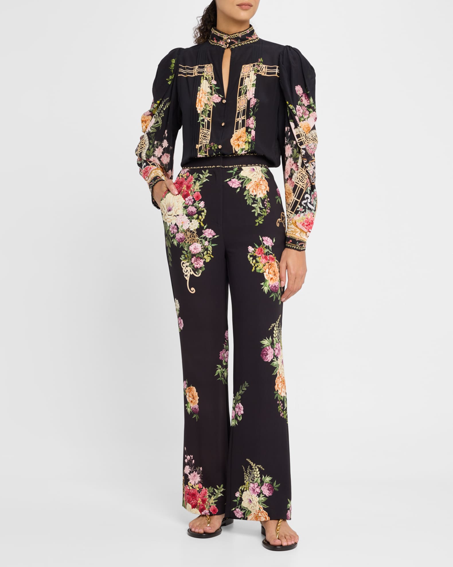 Adorned In Alexandria Flare Pants 1