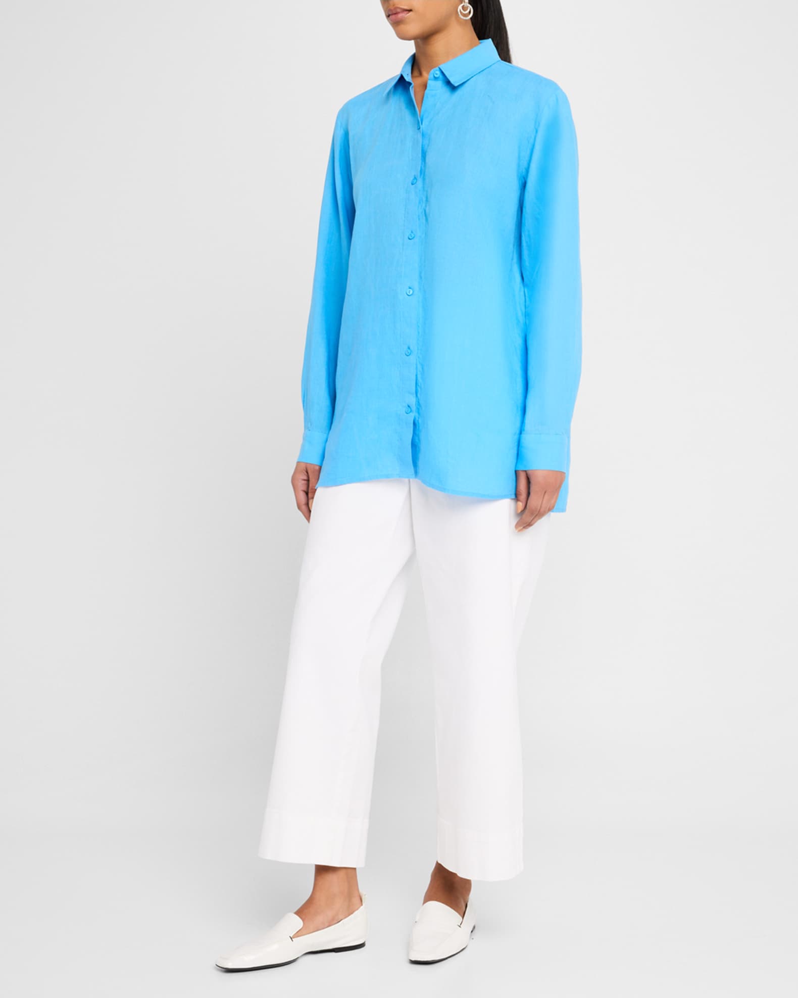 Button-Down Organic Linen Shirt 1