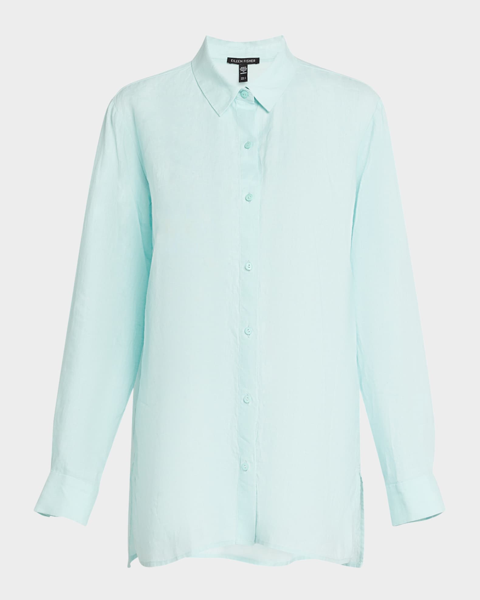Button-Down Organic Linen Shirt 0
