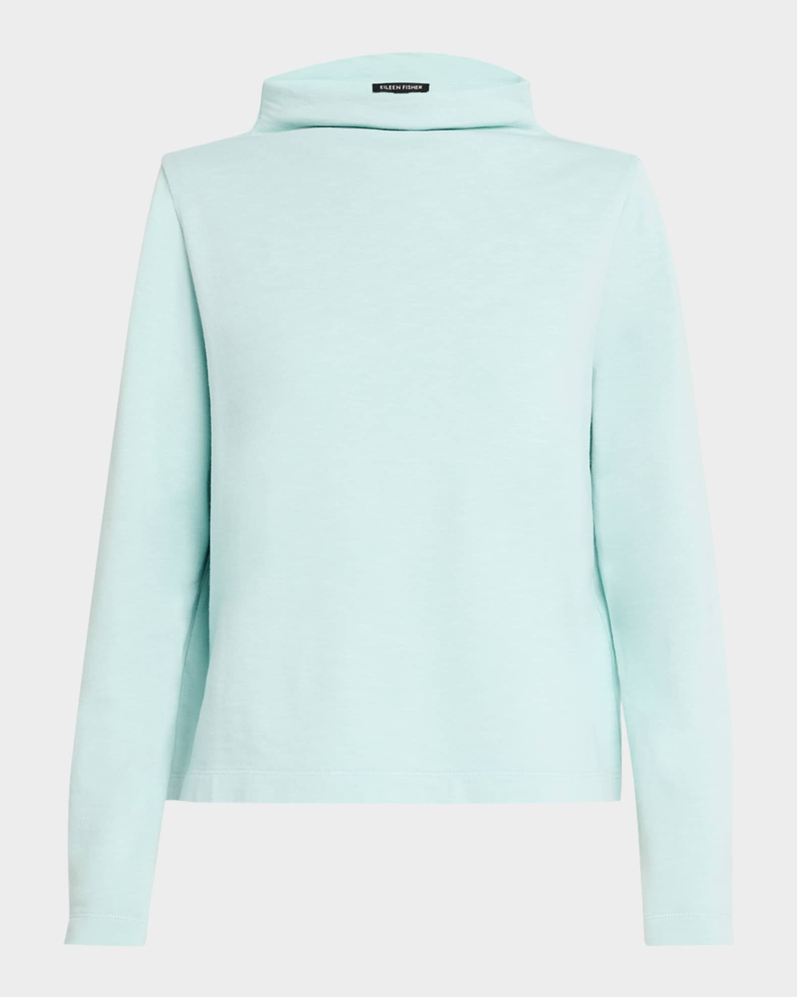 Funnel-Neck Organic Cotton Terry Top 0