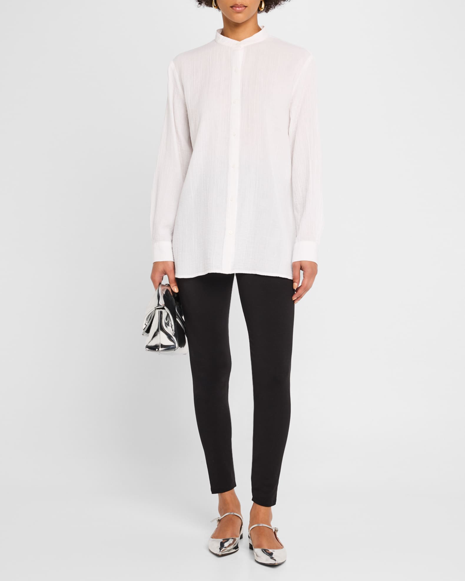 Petite Ripple Organic Cotton Shirt 1