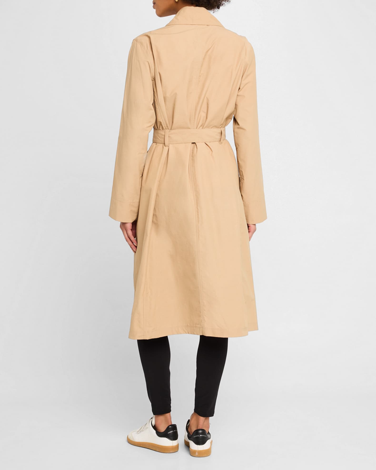 Eileen Fisher Petite Belted Lightweight Trench Coat Neiman Marcus