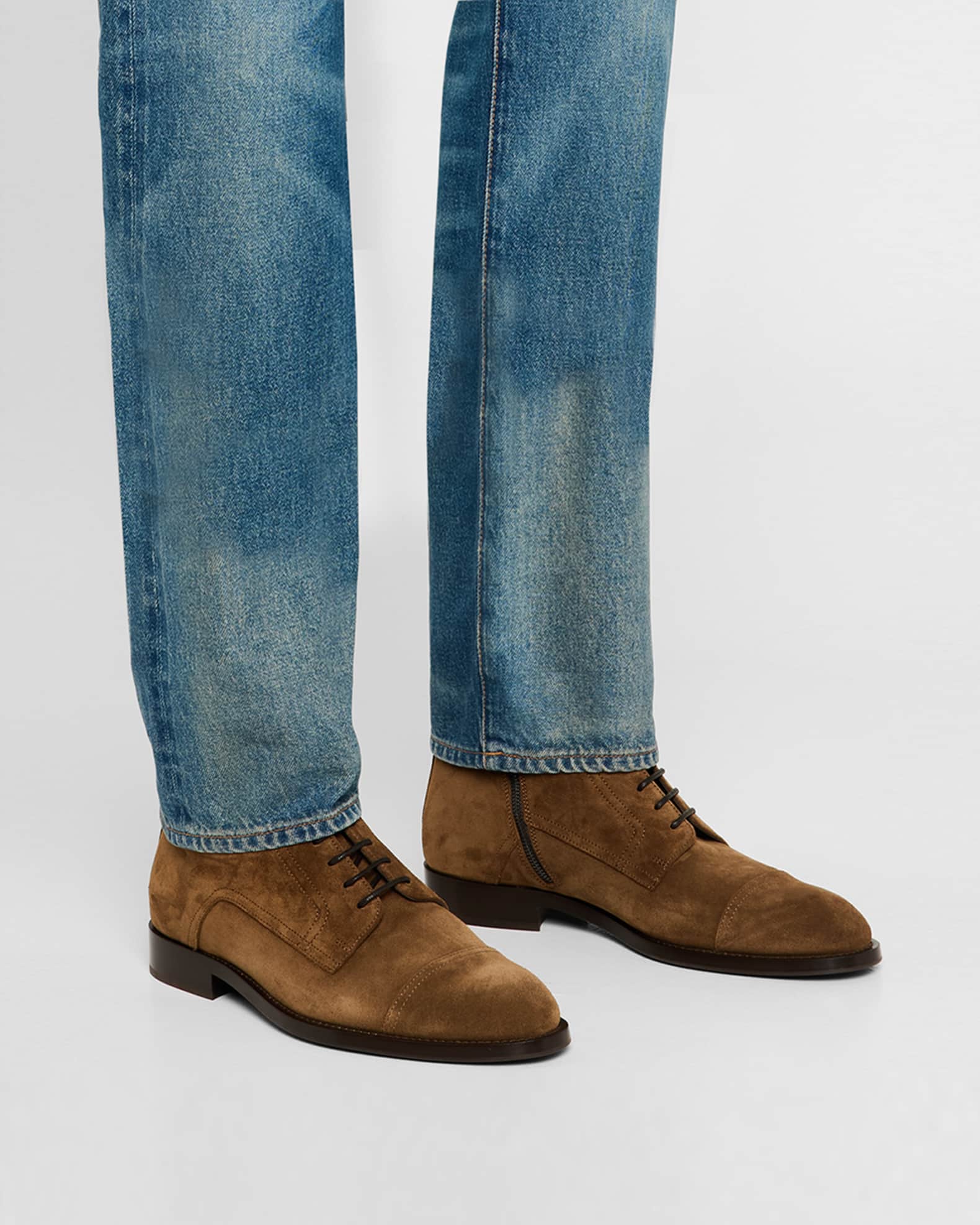 Men's Finnion Lace-Up Buckle Boots 1